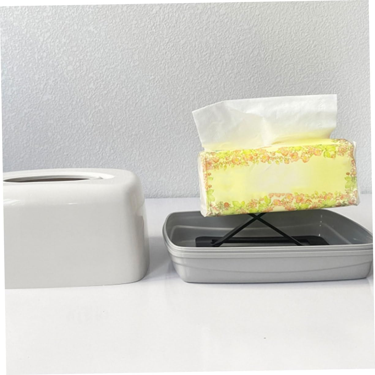 Alipis 10Pcs Paper Towel Dispenser Lifting Support for Office Kitchen Bathroom and Car Creative Spring Design for Easy Access to Tissues Material Versatile Use image number 3