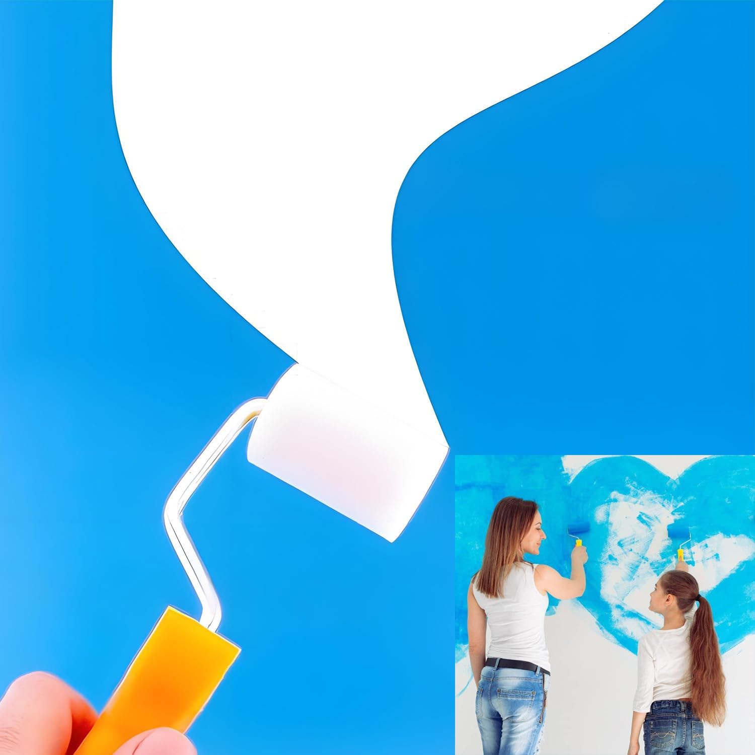 2 Inch Small Paint Roller Set,8 Piece Foam Paint Roller Kit,For Touch-Up Painting,Washable and Reusable Mini Rollers,Suitable for Walls,Doors, Cabinets,And Balcony Railings image number 2