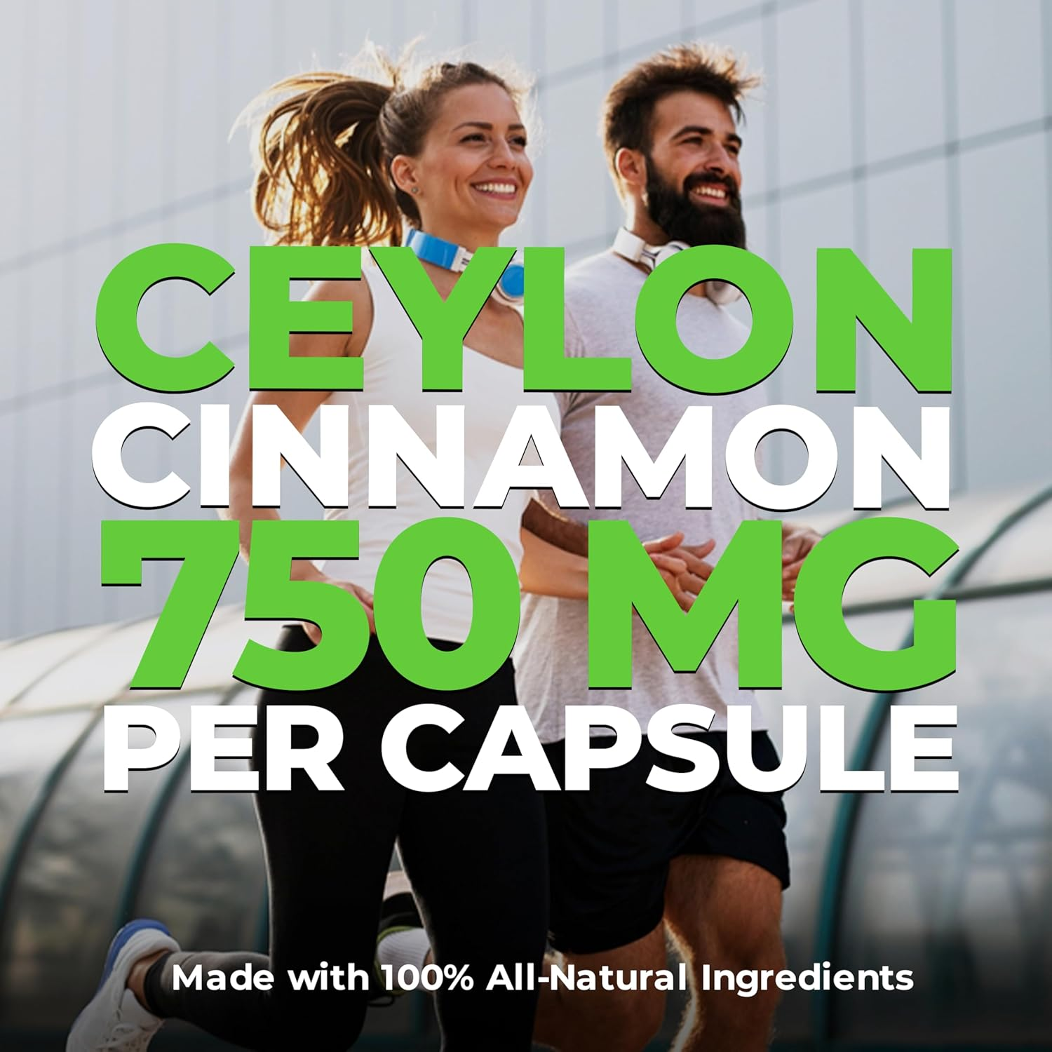 NEW HIGHEST POTENCY Ceylon Cinnamon 750Mg, Helps Lower Blood Sugar Levels, Pure Organic Ceylon Cinnamon Powder, Improved Gut Health, Boosts Metabolism, Eases Digestion, and Bloating, Non-Gmo, Gluten-Free, 90 Ceylon Cinnamon Capsules image number 2