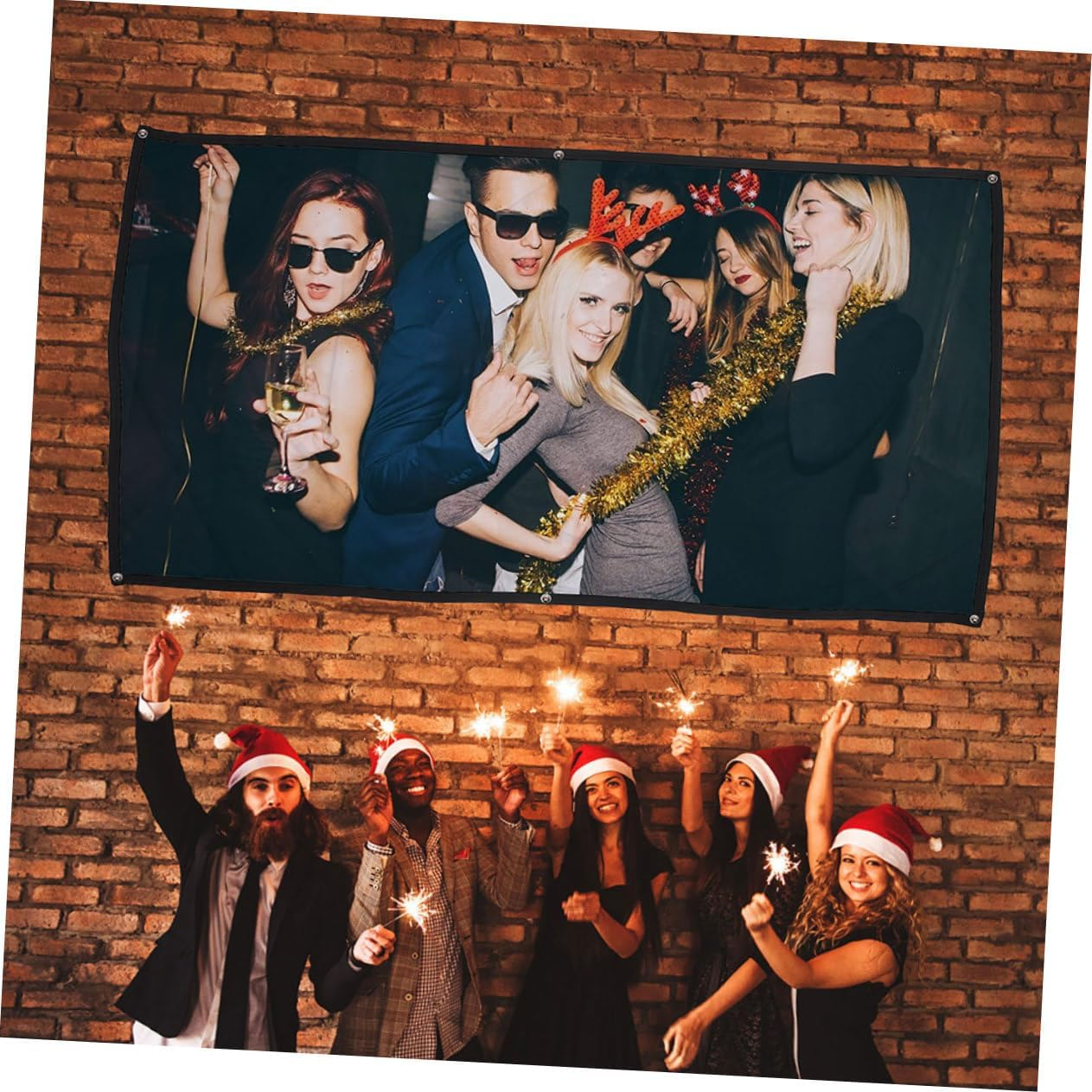 Polyester Portable Projector Screen Outdoor Indoor Movie Screen Easy to Use Carry image number 6