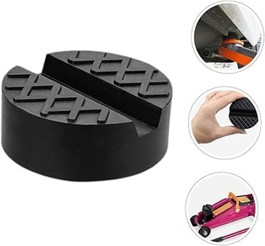 1Pcs Non-Skid Wear-Resistant Floor Jack Rubber Pad, Stable Jack Stand Support Block for Car, Vehicle Repair & RV Maintenance image number 6