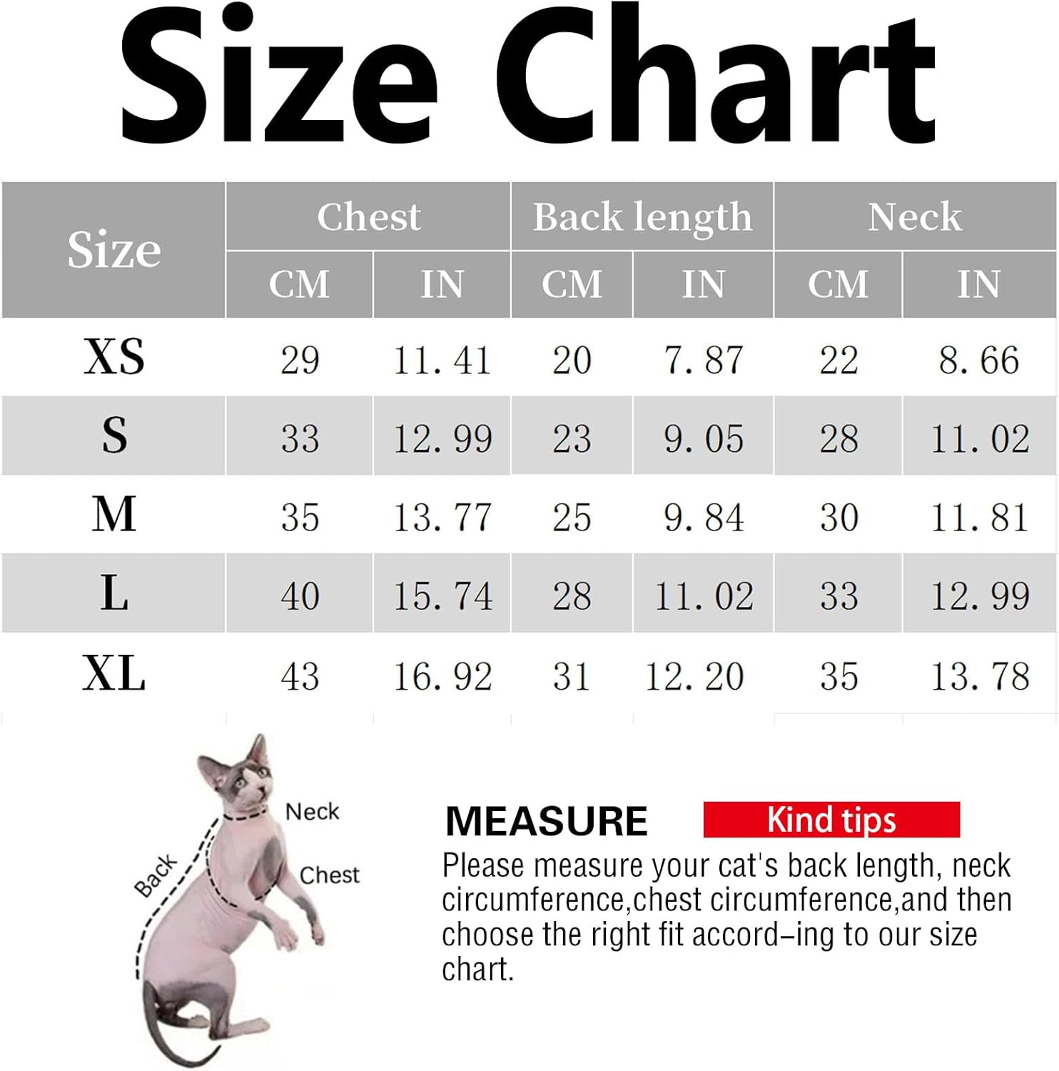 IUOUTG Sphynx Hairless Cats Clothes Striped Cat Shirts round Collar Cute Kitten T-Shirts Sleeveless Cotton Cats & Small Dogs Apparel for Cornish Rex, Devon Rex image number 1