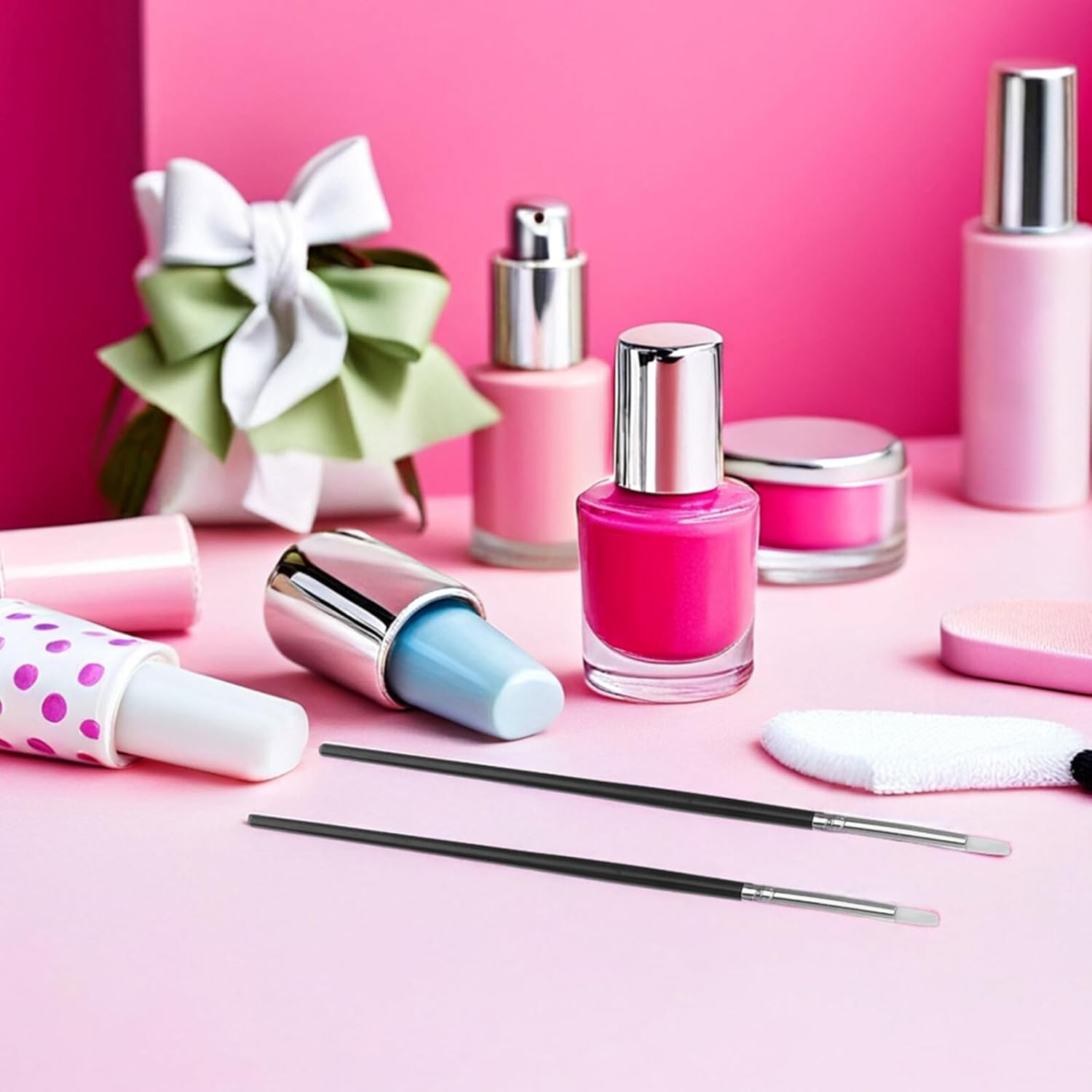 SWETRACE 25Pcs Silicone Nail Art Pens Set with Small Size Brushes for Painting Carving and Sculpting DIY Nail Design Tools with Silicone Handles for Manicure in Australia image number 5