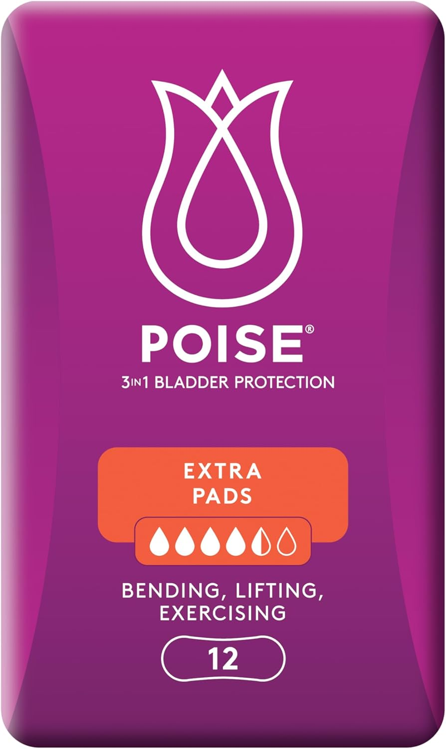 Poise Pads for Bladder Leaks Extra 12 Count image number 2