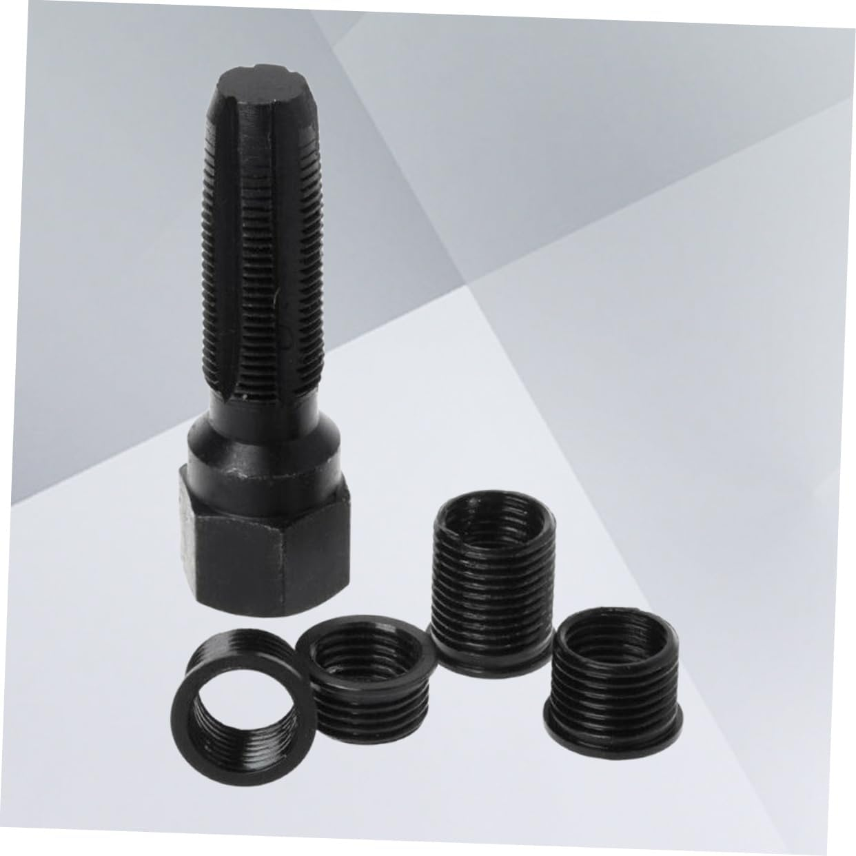 Mobestech Thread Repair Tool Kit for Automotive Ignition Insert Installation Kit for Restoring Damaged Threads Cast and Random Color image number 3