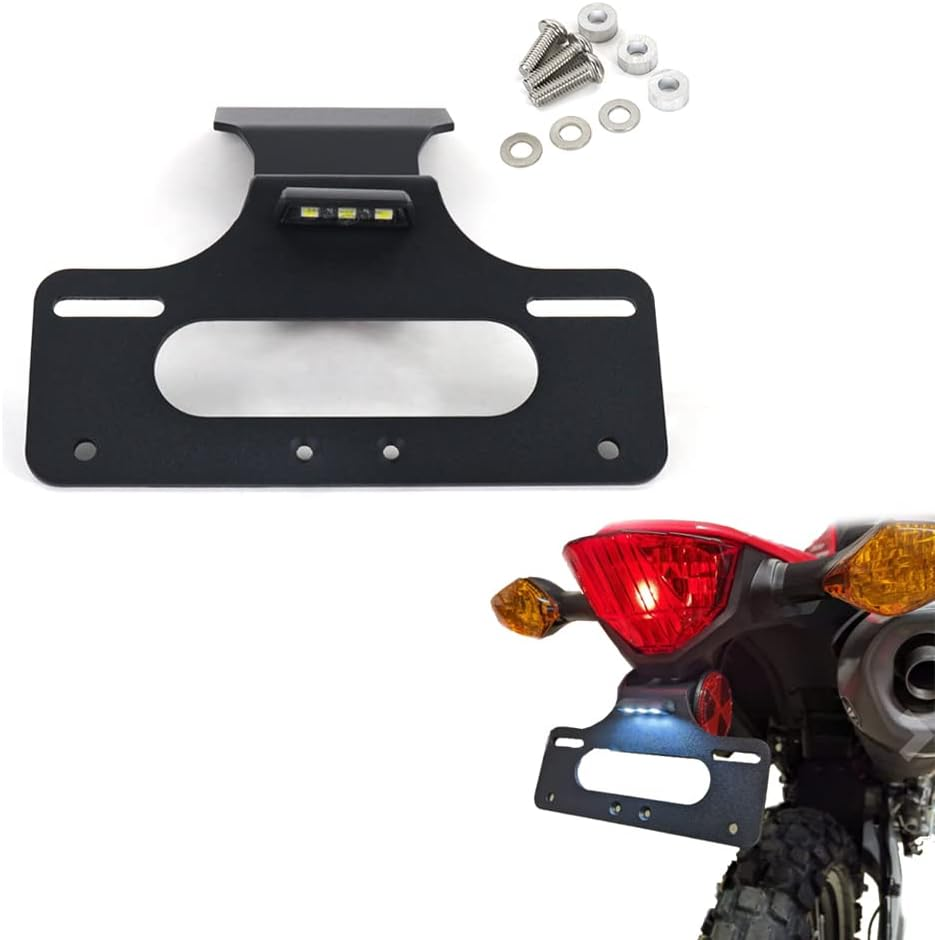 Xitomer Fender Eliminator Fit for CRF300L CRF300 RALLY 2021-2025 Tail Tidy Fit for CRF300RX CRF300RL License Plate Holder Fit for OEM License Light image number 2