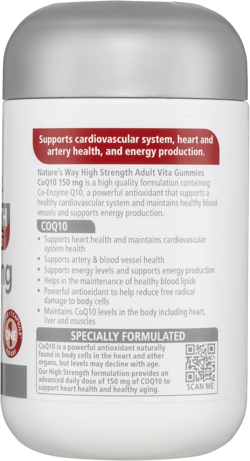 Nature'S Way High Strength Adult Coq10 150 Mg Vita 30 Gummies