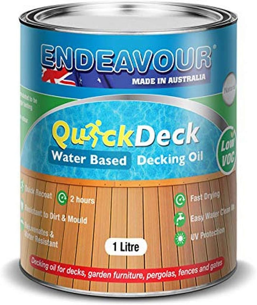 Endeavour Resins Decking Oil Water Based Timber Finish 1L