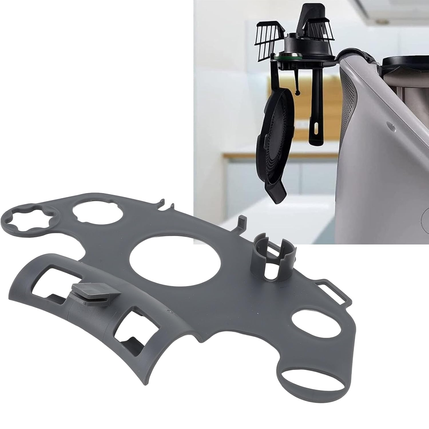 Cooking Machine Accessory Storage Rack for TM5 TM6, 120.00G Food Utensil Rack, up to 10 Accessories image number 5