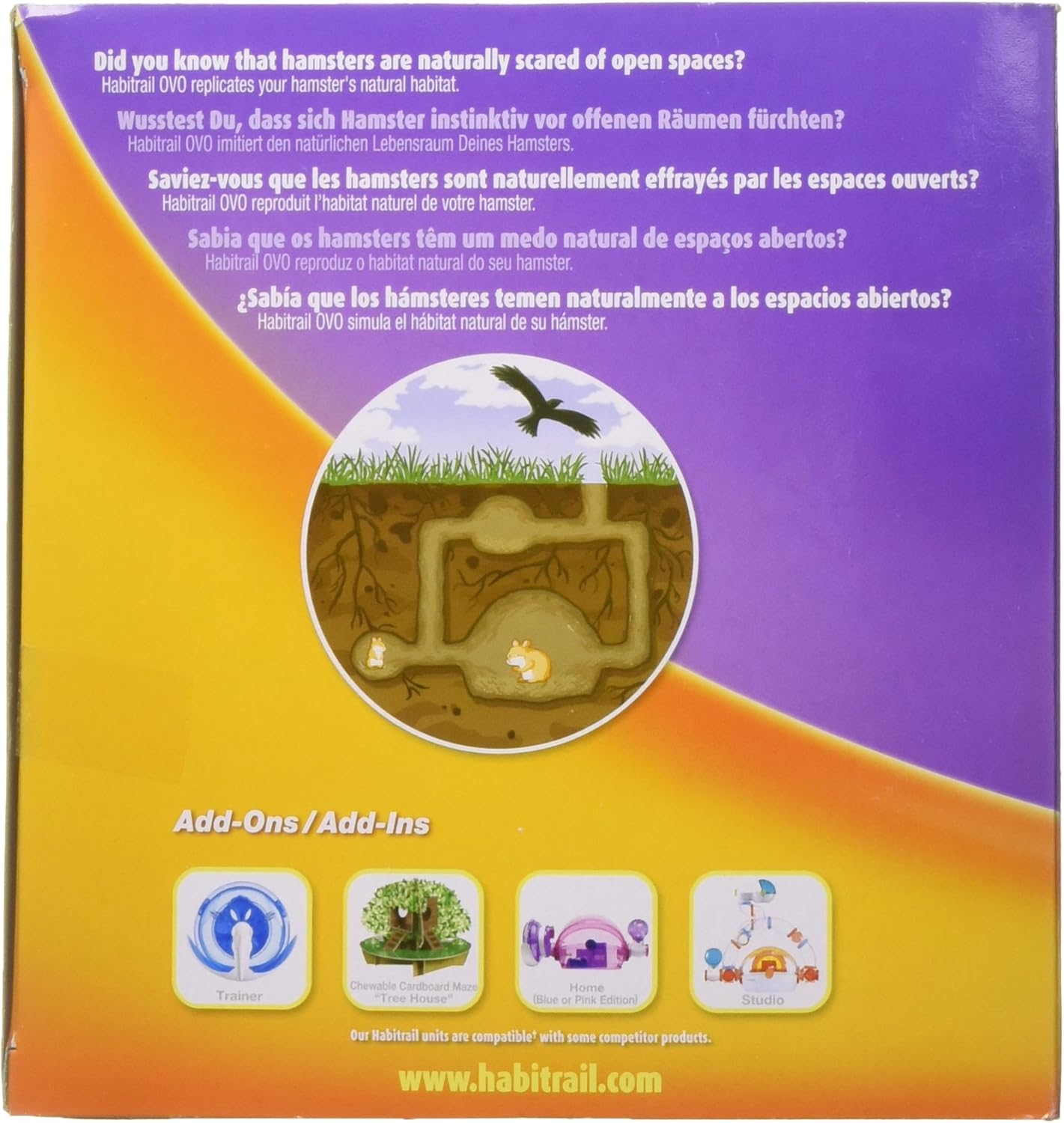 Habitrail OVO Adventure Pack, Hamster Cage & Accessories, Small Animal Habitat image number 1