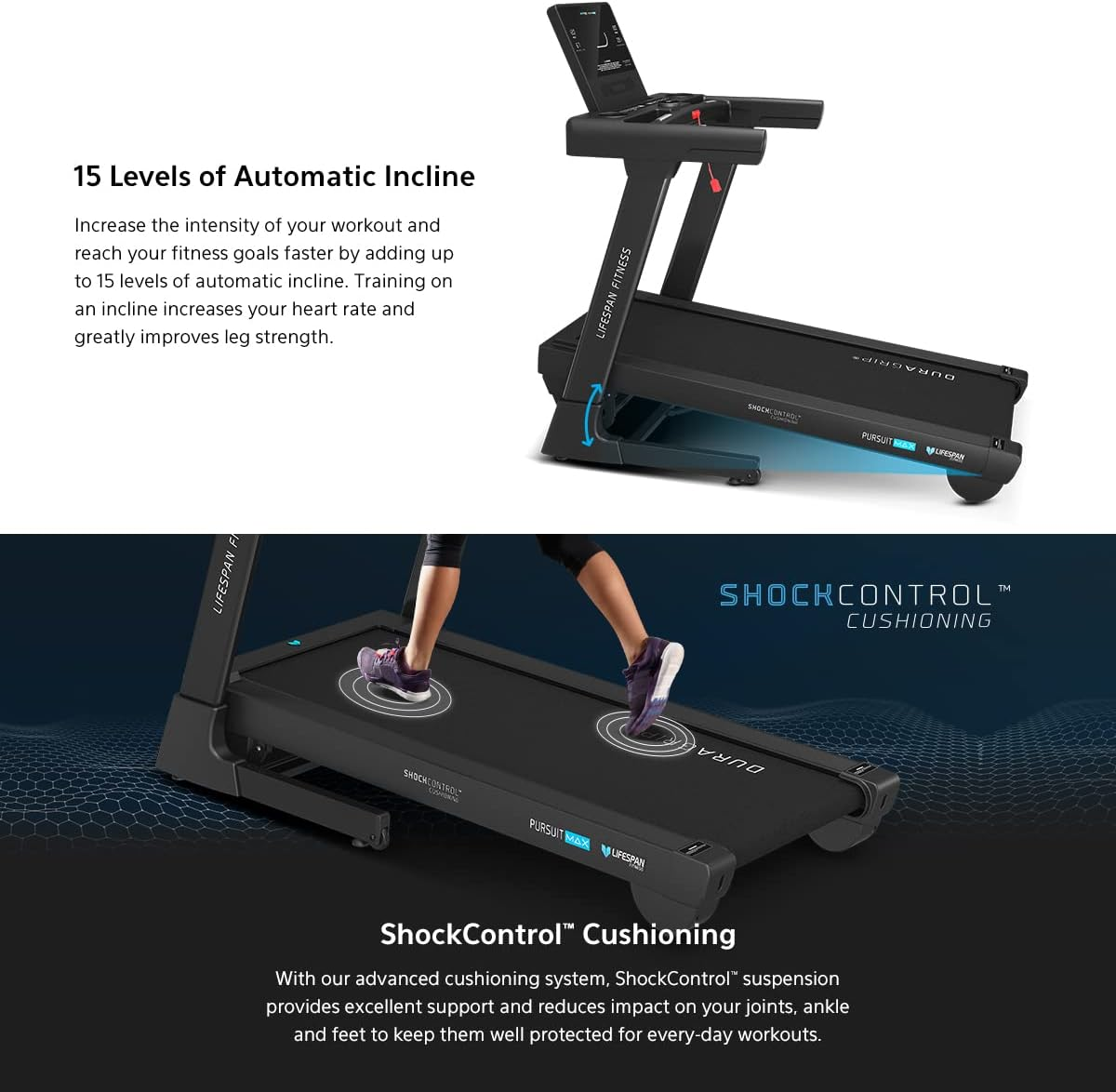 Lifespan Fitness Pursuit MAX Treadmill image number 4