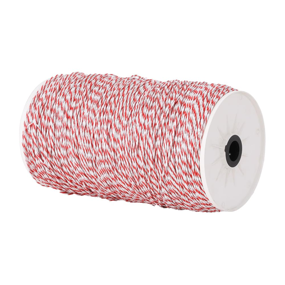 Giantz Electric Fence Wire 1000M Fencing Kit Poly Tape Rope Stainless Steel Farm image number 1