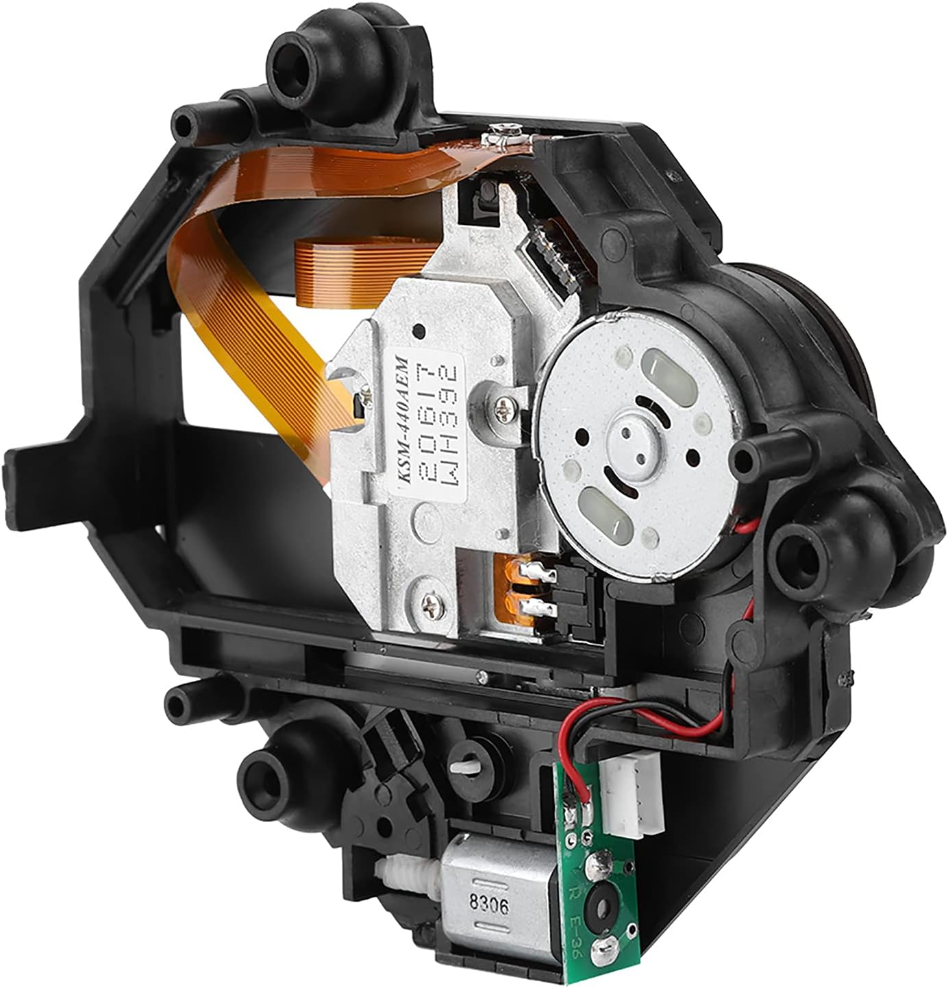 Laser Lens, Lens Compatible Wear Resistance Replacement Optical Laser Lens for PS1 KSM 440AEM Game Console image number 2