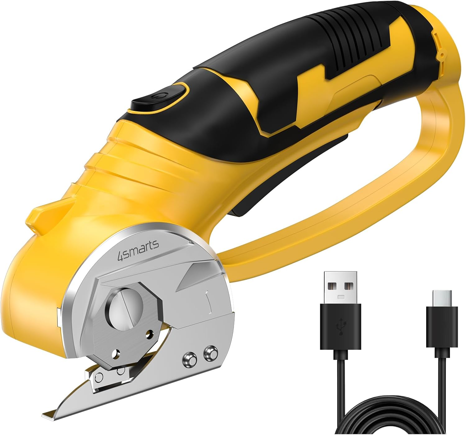 4Smarts Replacement Rotary Blades (2‑Pack) &ndash; 1/4&Prime; Razor‑Sharp Cutter Blades for 4 V Cordless Electric Scissors, 220 RPM High‑Speed Precision Cutter for Cardboard, Leather & Fabric image number 5