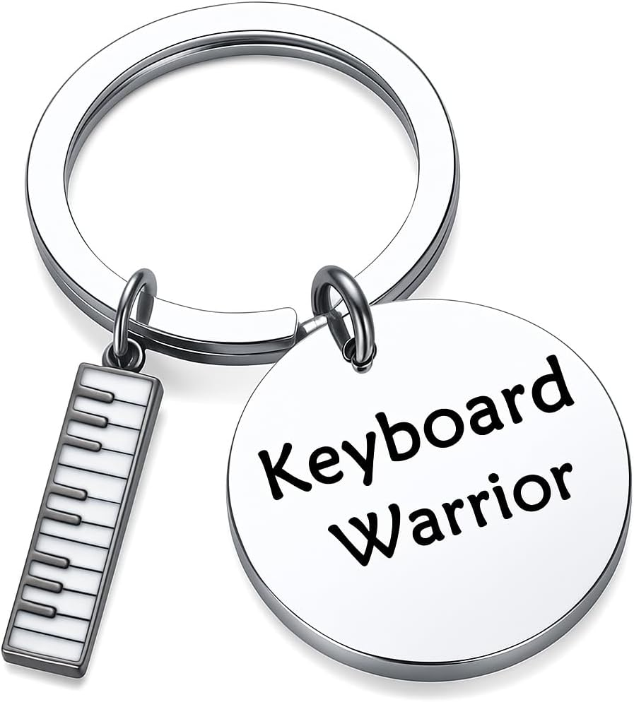 Music Keychain,Musicians Key Chains for Bag Charms,Cute Keychains Gift for Musician Girls - Microphone Note image number 7