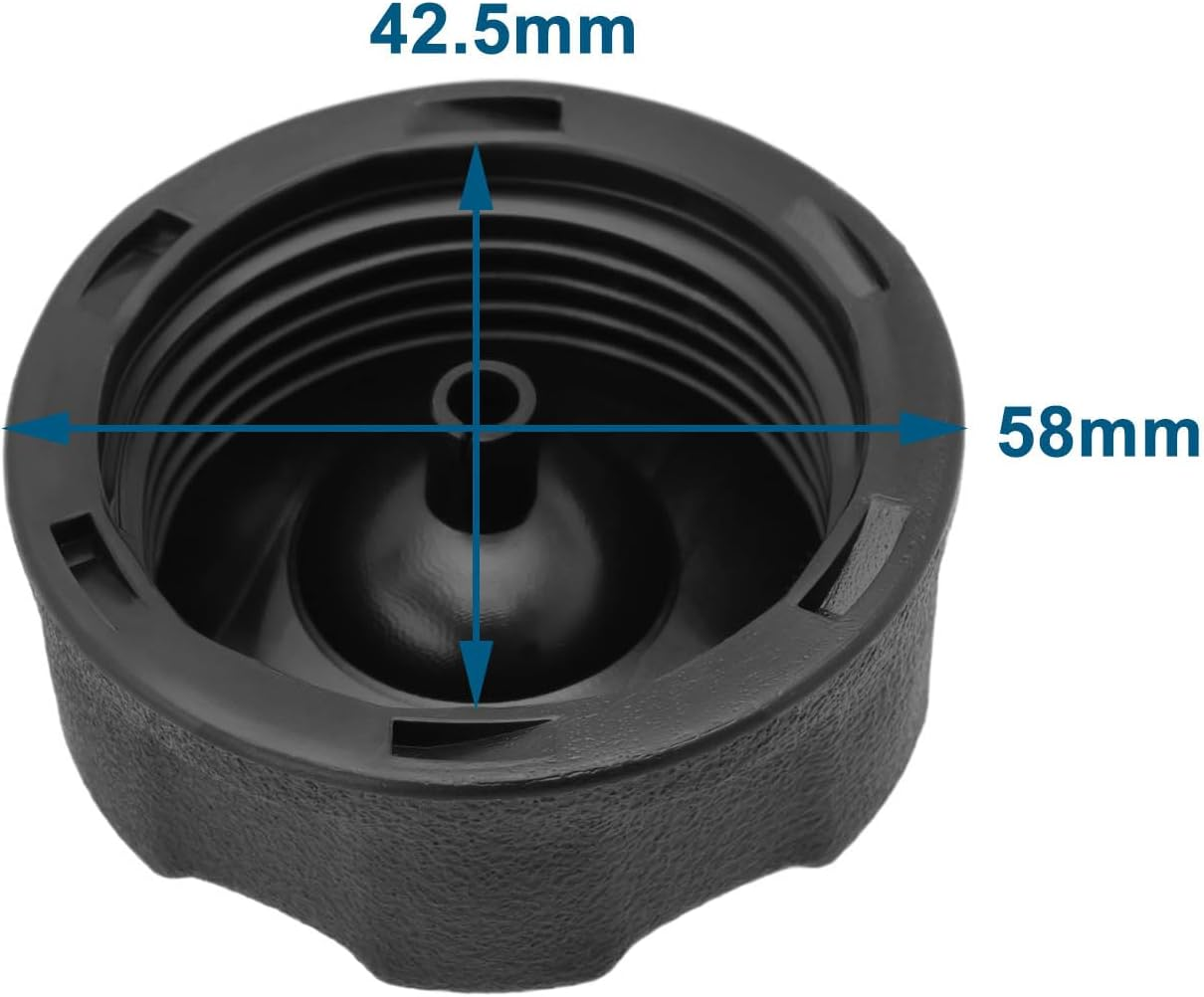 Emagtech 2Pcs Lawnmower Fuel Tank Cap 411919 Replacement Part Fuel Cap Compatible with AL-KO Motor PRO 140/QSS OHV/PRO 160/QSS OHV Lawn Mower image number 3