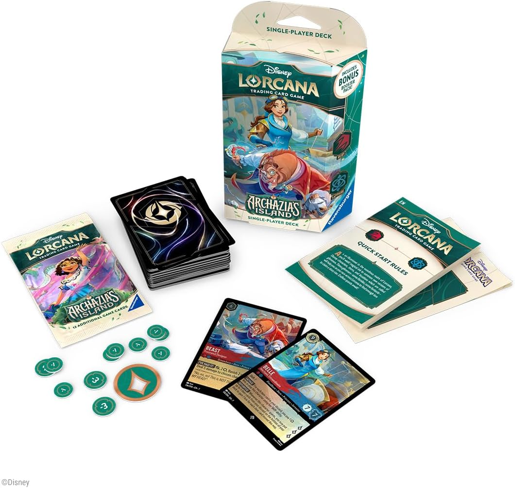 Disney Lorcana S7 Archazia'S Island Single-Player Deck: Ruby & Sapphire (Solid) image number 3