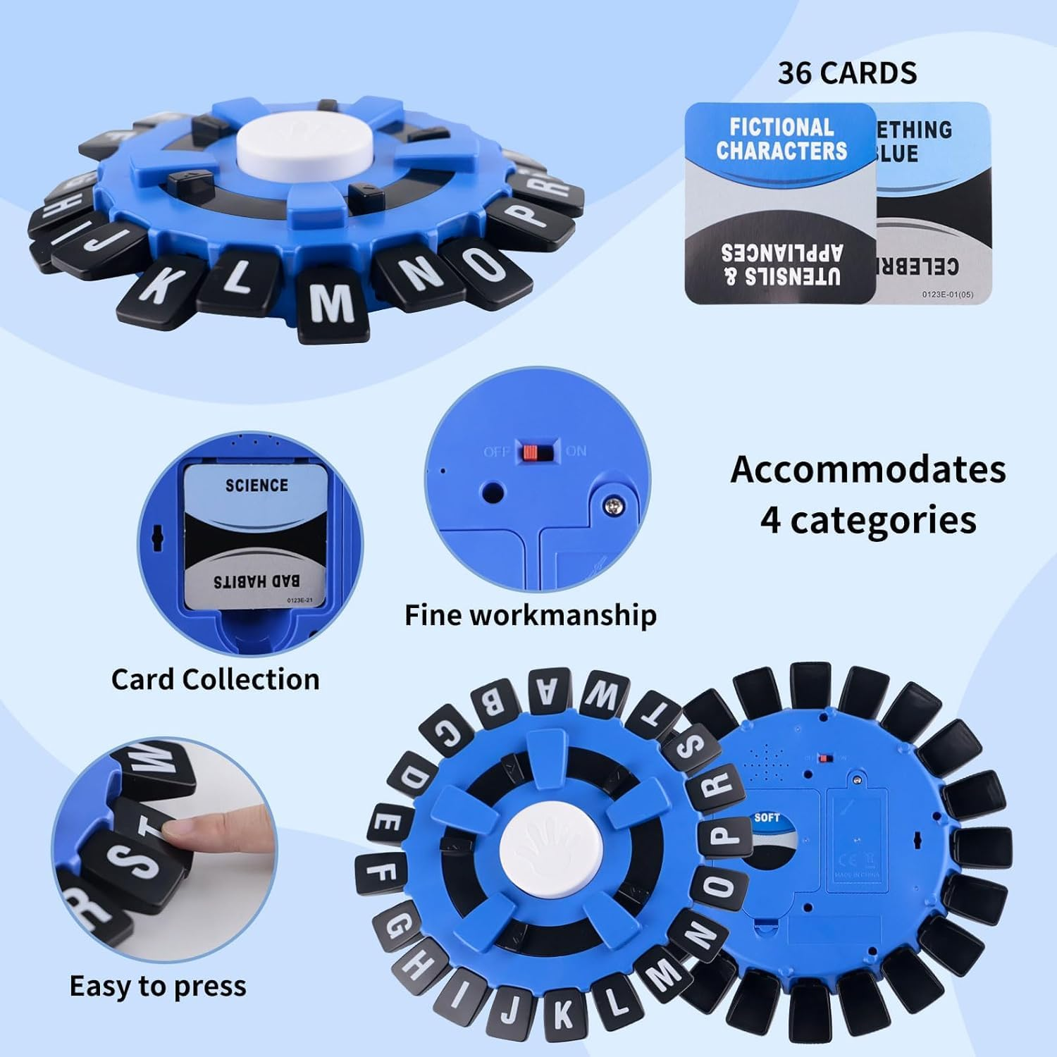 Orvian Board Games, Tapple Word Game, Family Word Puzzle Game, Educational Puzzle Game, Interactive Board Game, Perfect Plaything for Family and Friends image number 3