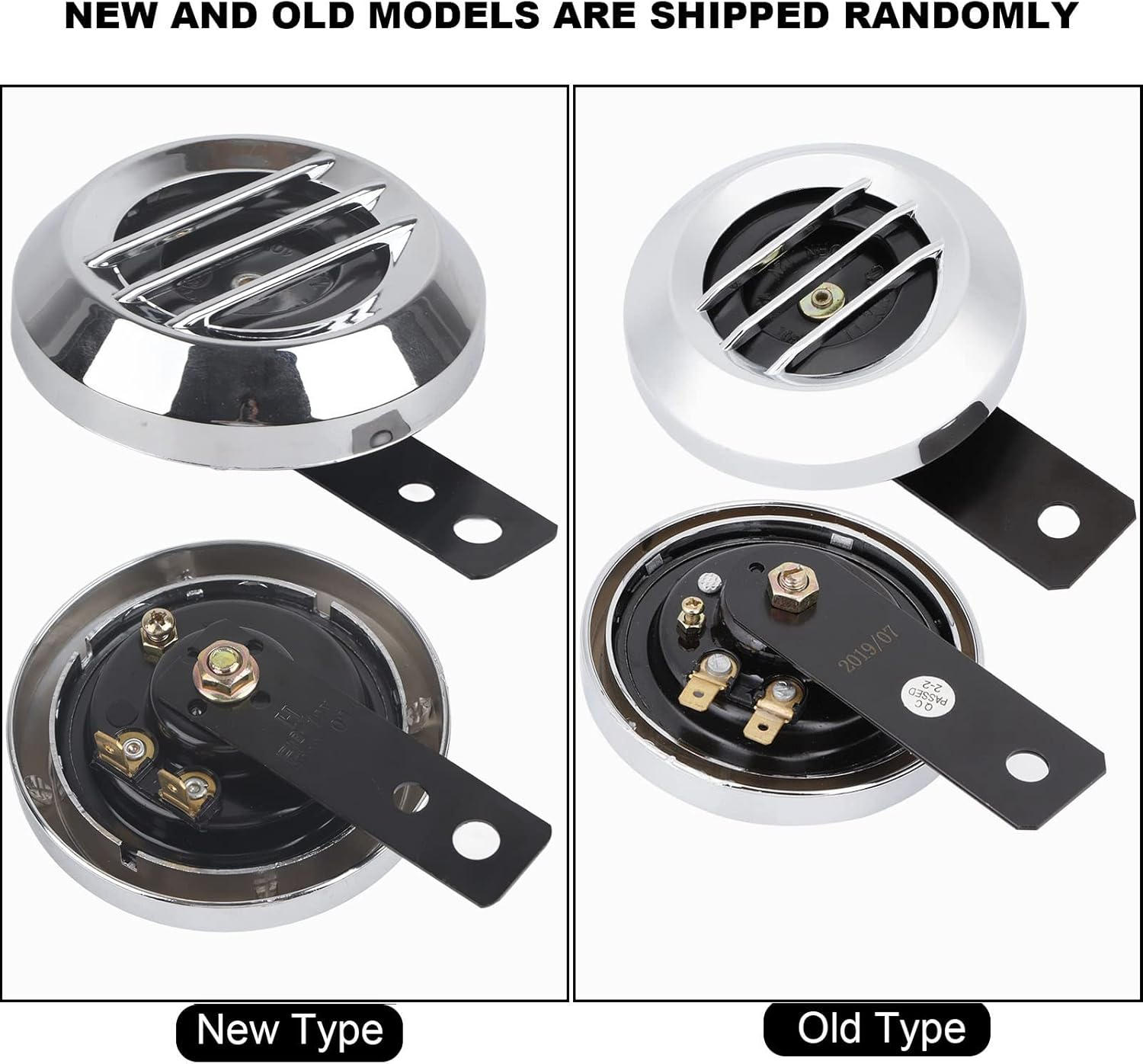 Universal Motorcycle Electric Horn Siren 12V 110DB round Speaker for Motorcycles and Atvs image number 4