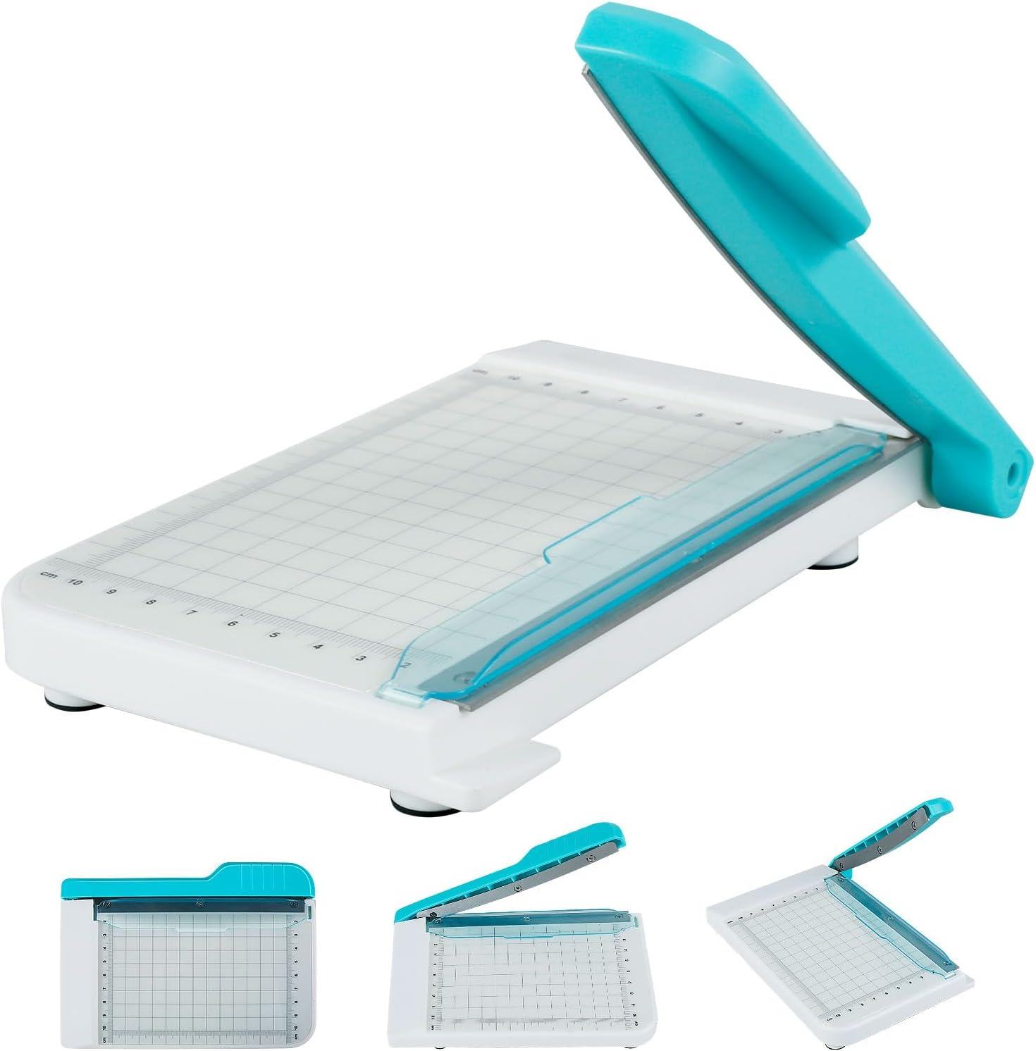 Paper Cutter Guillotine 6 Inch Paper Cutting Board Guillotine Paper Cutter for Classroom Non Slip Professional Paper Cutter and Trimmer Guillotine Paper Cutter Slicer for Office Home School image number 6