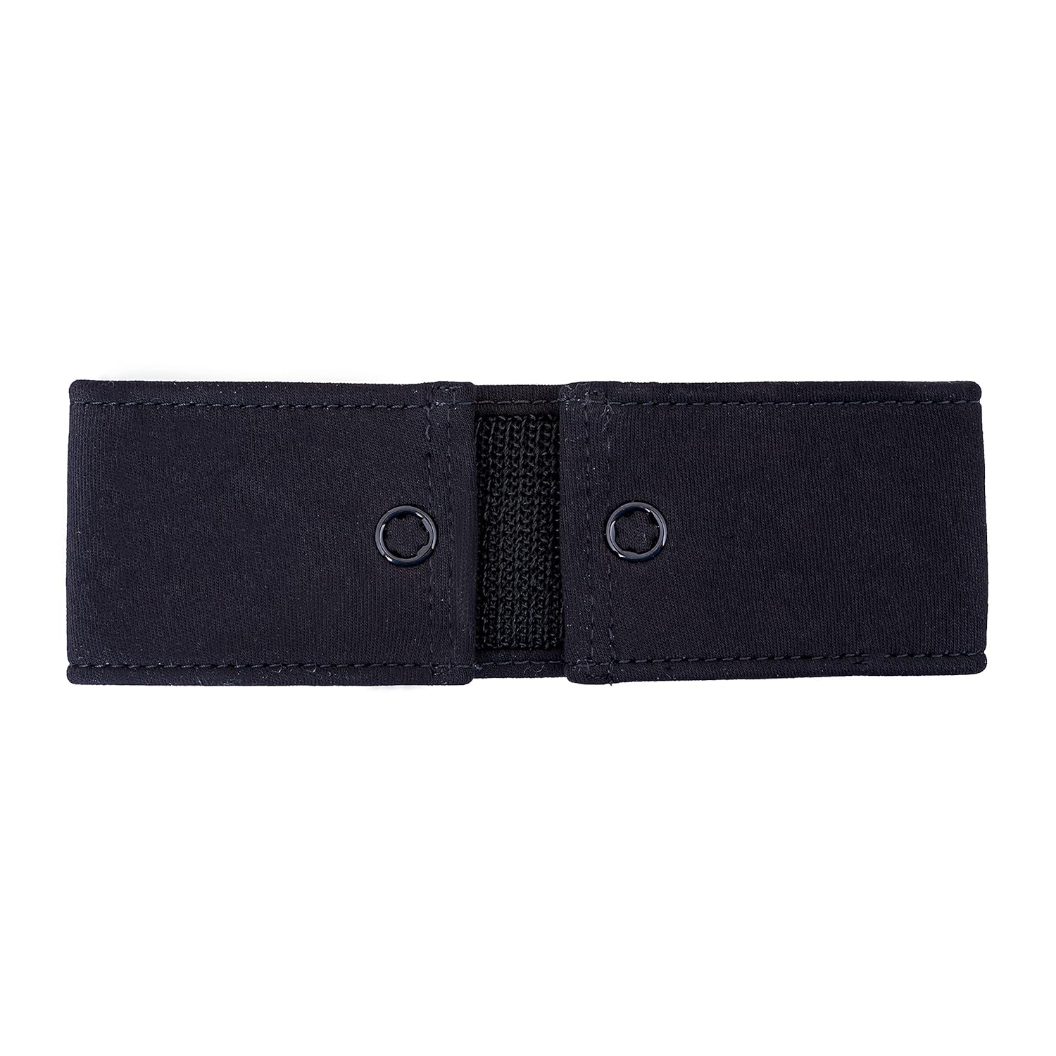 Johnson & Smith Maternity Pants Extenders - Comfortable Belly Band - Pregnancy Pant Extender - Maternity Waistband Extender - Jeans Button Extender for Pregnant Women - Jean Waistline Belly Belt Black image number 5