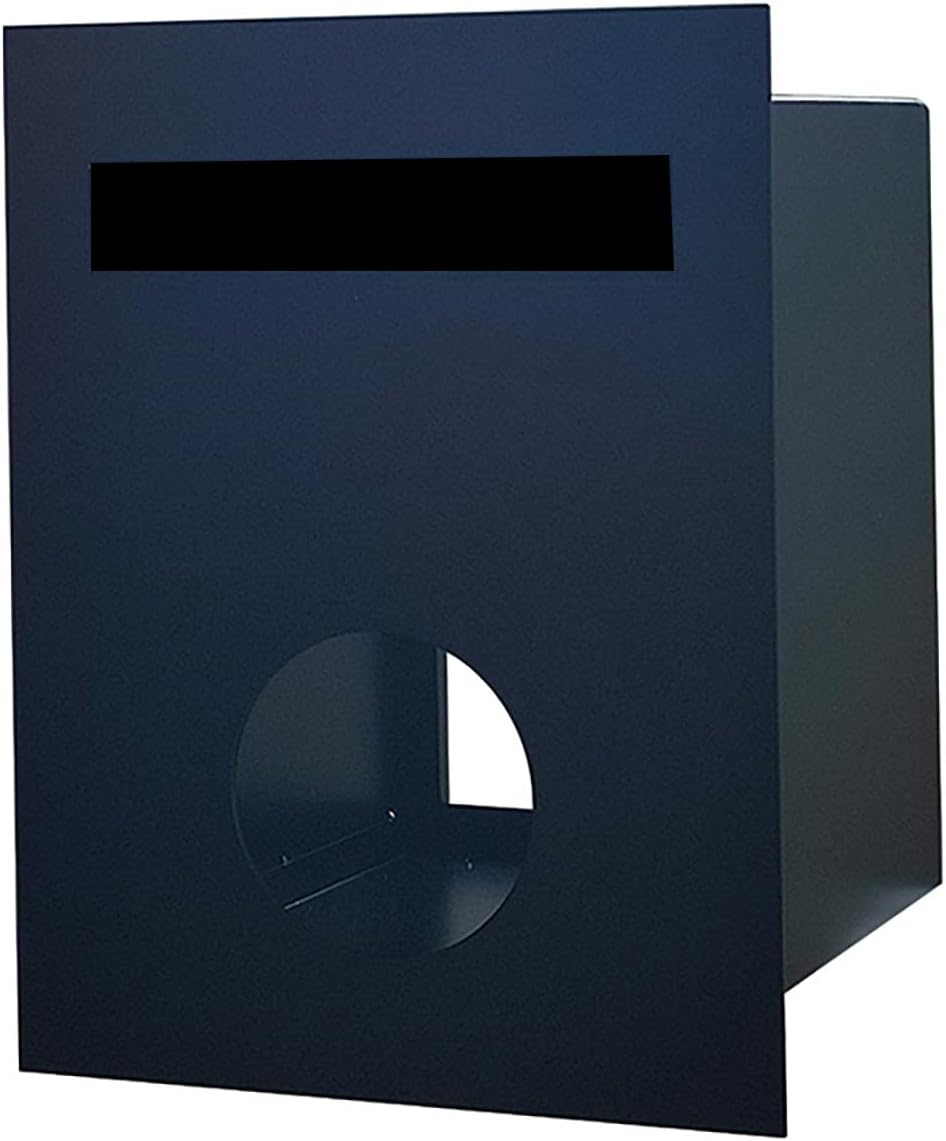 ZOOMTEC Brick-In Letterbox for Newspapers, Magazines and Letters, Outdoor Letter Box with Rear Door, Rustproof Parcel Mailbox for Fence, Wall image number 3