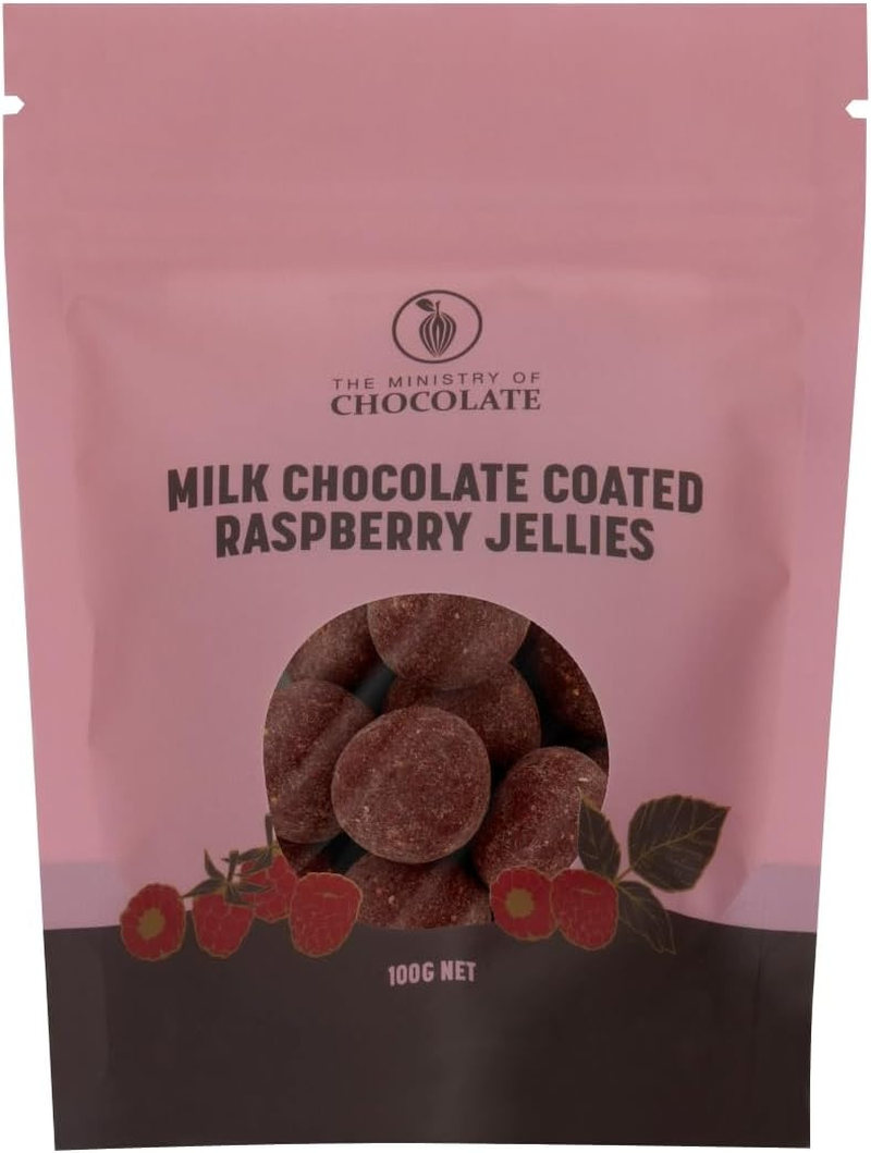 Milk Coated Raspberry Jellies 100G image number 1