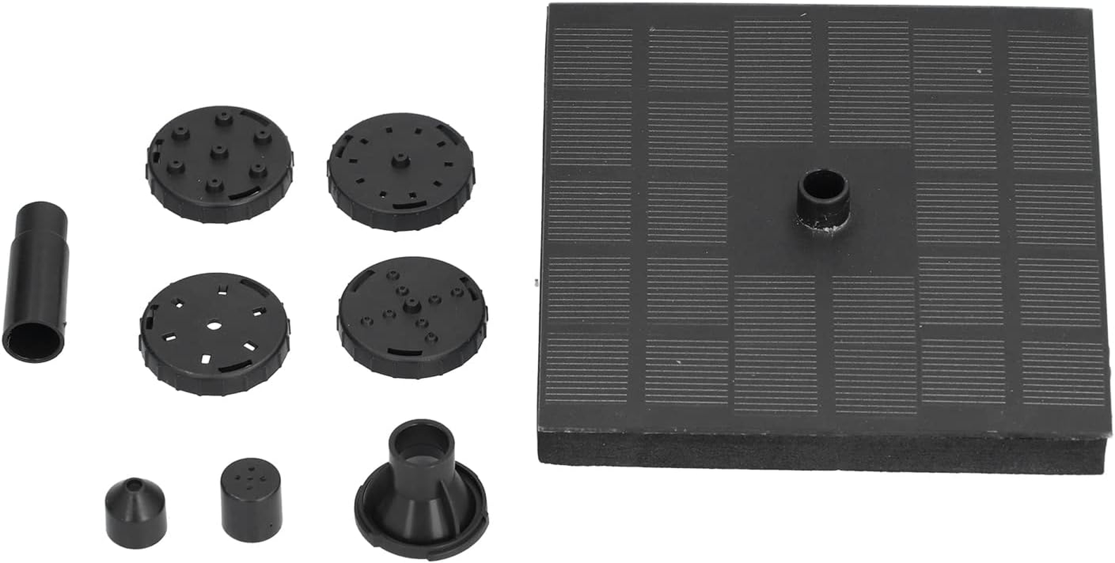 Solar Fountain Water Pump Automatic Floating Nozzle Spray Monocrystalline Silicon Panel for Garden Pond Bird Bath Fish Tank Outdoor Waterscape image number 5