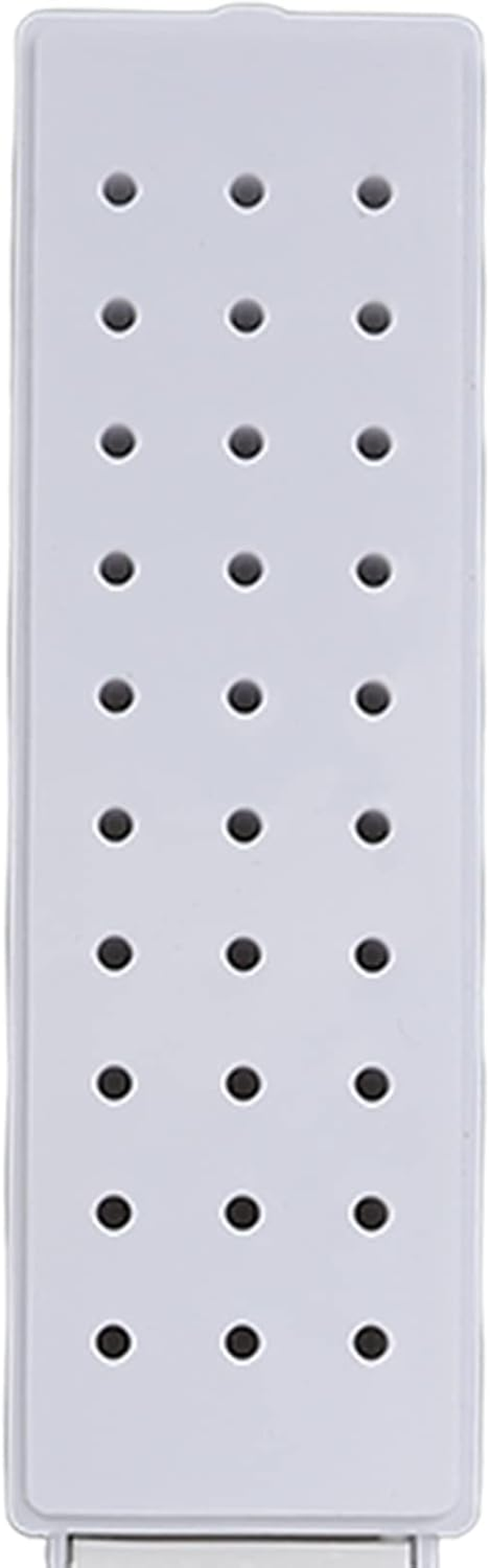 Nail Drill Holder, Nail Display Organiser Box for Nail Drill, Dustproof, Professional 30 Hole Nail Drill Tool Container for Home Use, Nail Salon, White image number 3