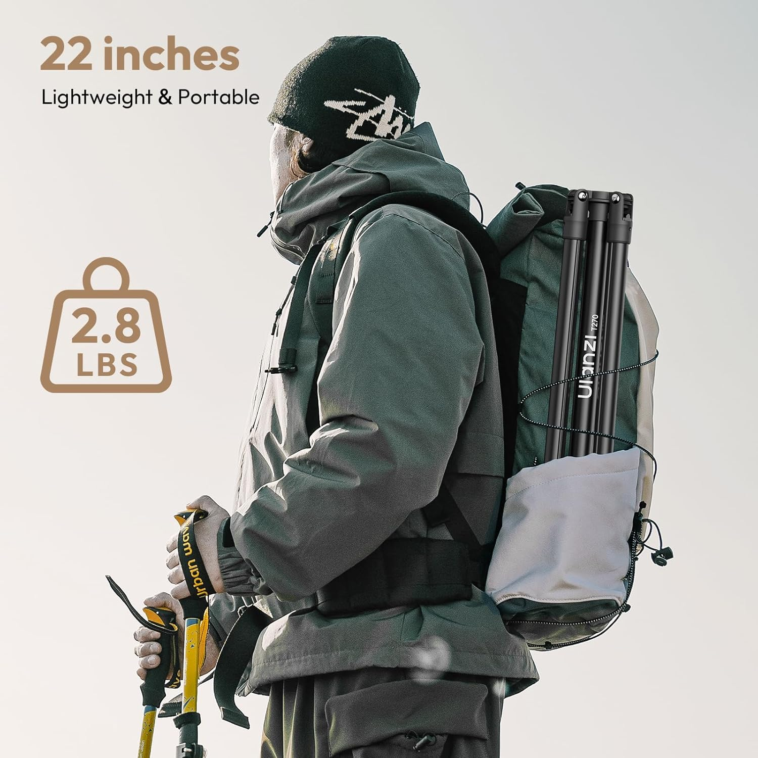 ULANZI T270 Photography Light Stand - 8.8Ft/270Cm Adjustable Tripod Stand, Aluminum Studio Lighting Stand for Softbox, LED Video Light, Reflector, Strobe, Photo Video Photography image number 6