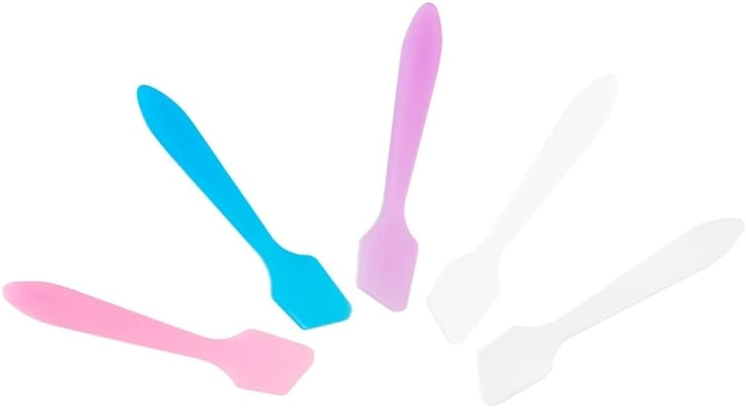 10 Mini Cosmetic Spatula Reusable Scoop Makeup Spoon Stir Face Mask Eye Cream