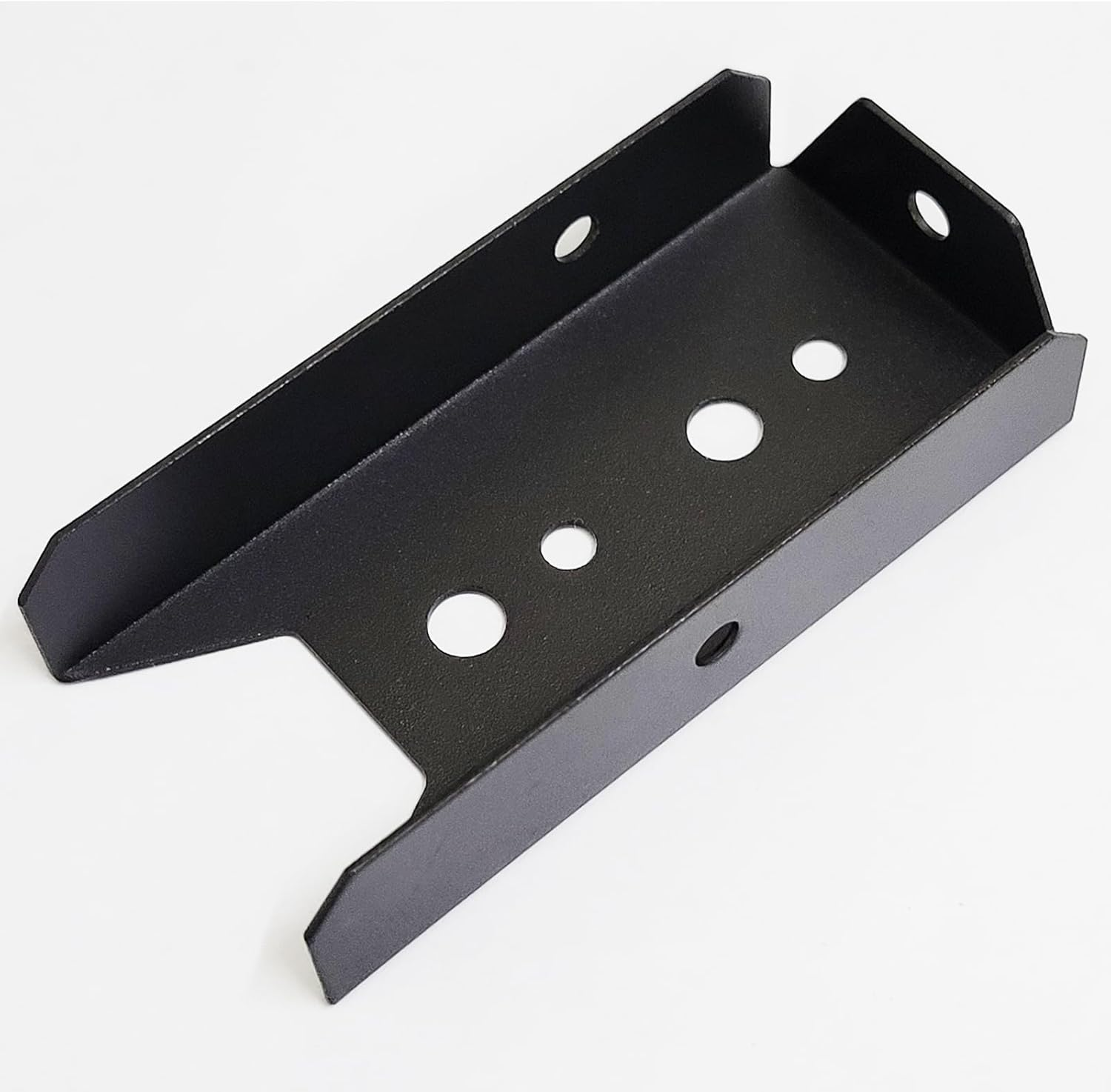 Auto-Plaza 48 Count 2X4 Inch Wood Post Black Steel Railing Mount Brackets Set image number 1