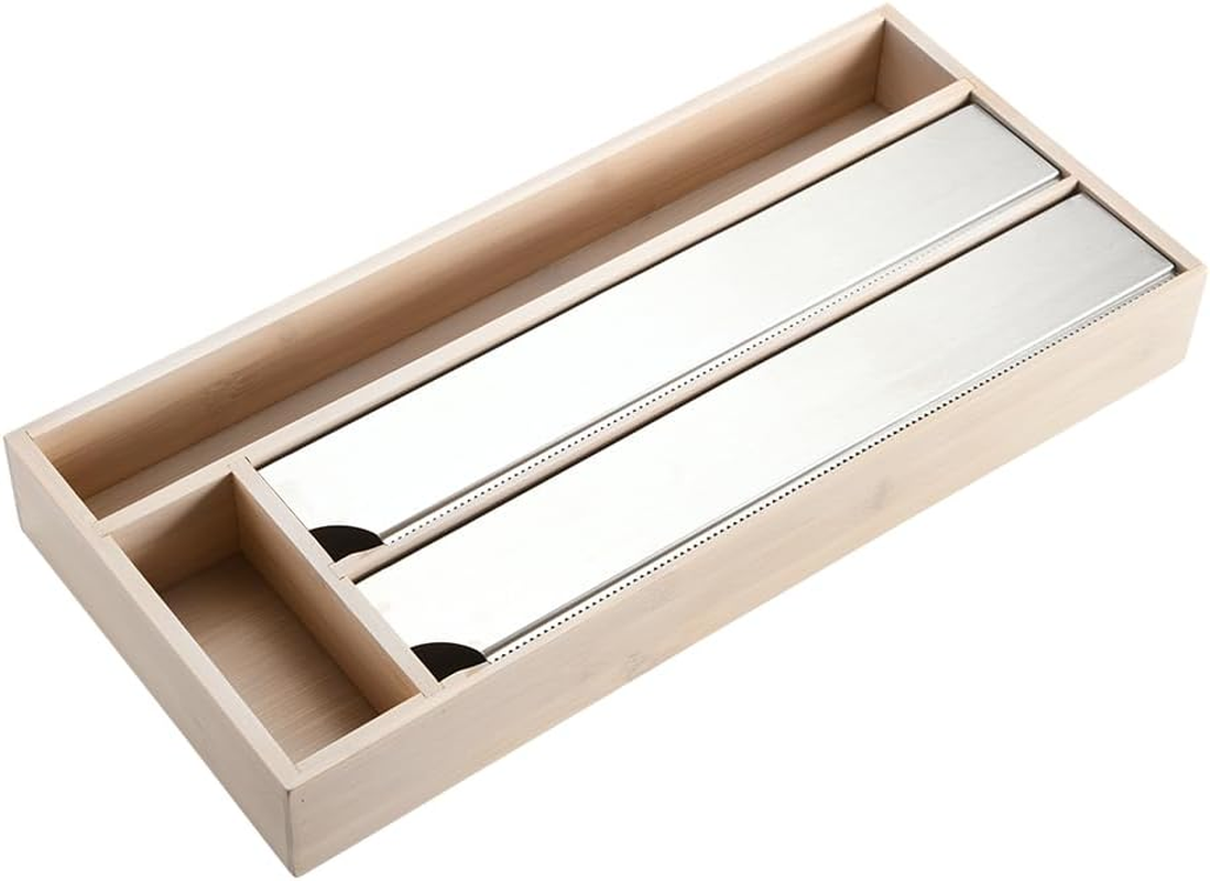 Kesper Foil Dispenser, Material: Bamboo, Dimensions: 42 X 19 X 5.4 Cm, Colour: Natural, 57041 13