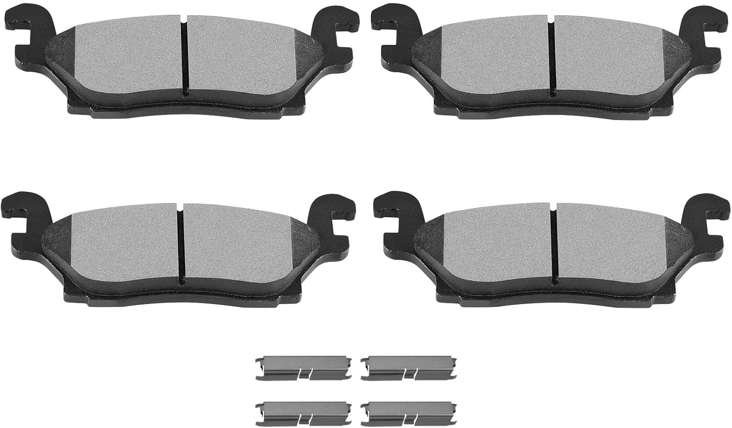 SCITOO D1120 Rear Semi-Metal Brake Pads Sets Fit for Hummer H3 2006-2010,For Hummer H3T 2009-2010 image number 1