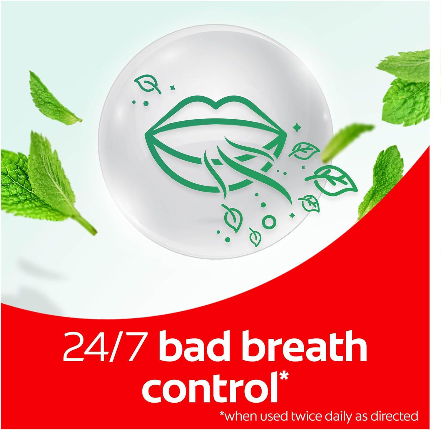 Colgate Plax Antibacterial Mouthwash 1L, Alcohol Free, Freshmint, Bad Breath Control image number 1