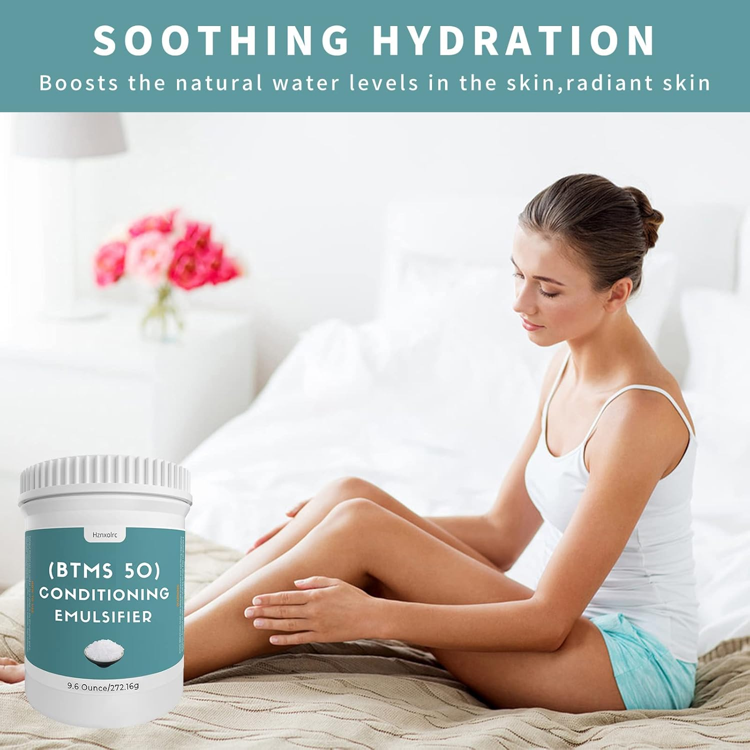 9.6 Oz BTMS 50 Conditioning Emulsifier for Making Leave-In Conditioner, Premium BTMS 50 Conditioning Emulsifier Granules, Higher Activity than BTMS 25, Suitable for Making Lotions, Shampoos and More image number 6