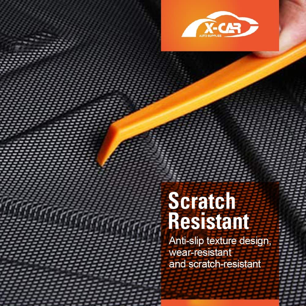 X-CAR Heavy Duty Cargo Trunk Mat Boot Liner Cover Luggage Tray for Toyota Kluger 2014 2015 2016 2017 2018 2019 2020 2021 image number 6