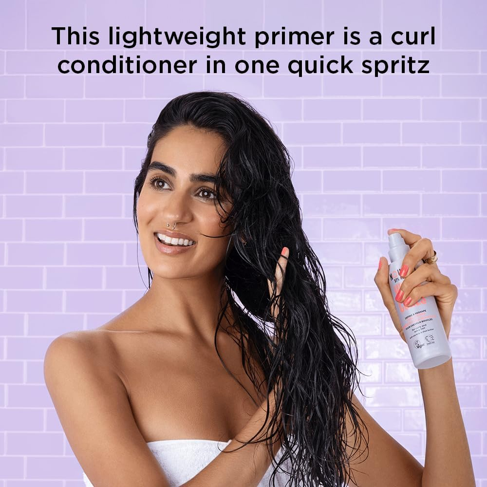 Noughty 97% Natural Hello Curls Define and Re-Shape Curl Primer, 97% Natural Sulphate Free Vegan Haircare, Vitamin Rich Formula for Curly and Wavy Styles, with Sea Kelp and Shea Butter 200 Ml Spray image number 2