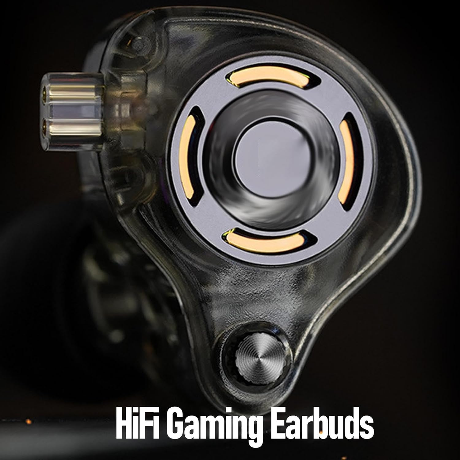 Sharainn Gaming Earbuds Wired, USB C Ergonomical in Ear Monitor Headphones with Dual Hybrid Driver, Built in Microphone, Detachable Cable for Smartphones PC Tablet image number 1