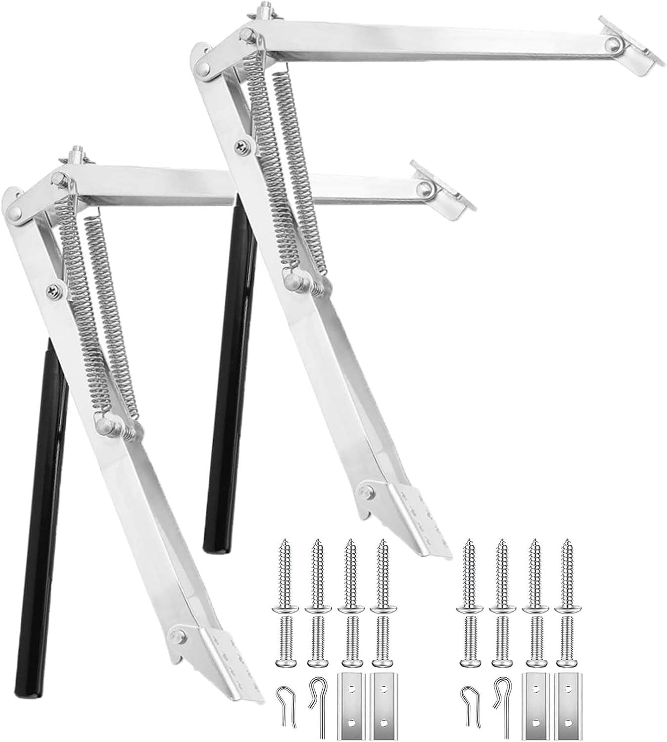 2PCS Auto Vent Opener Automatic Greenhouse Window Opener Roof Vent Opener Greenhouse Accessories for Garden Automatic Ventilation Gardening Tools Automatic Greenhouses Supplies (Dual Spring Opener) image number 3