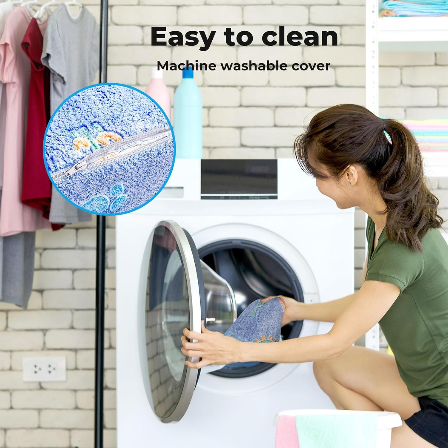 Bopeep Toddler Chair, Glow in the Dark, Bean Bag Chair for Kids Children, Armchair Sofa Chairs with Handle, Removable Cover, Playroom Living Room, Bedroom, Dinosaur Pattern Couch for Girls and Boys image number 5