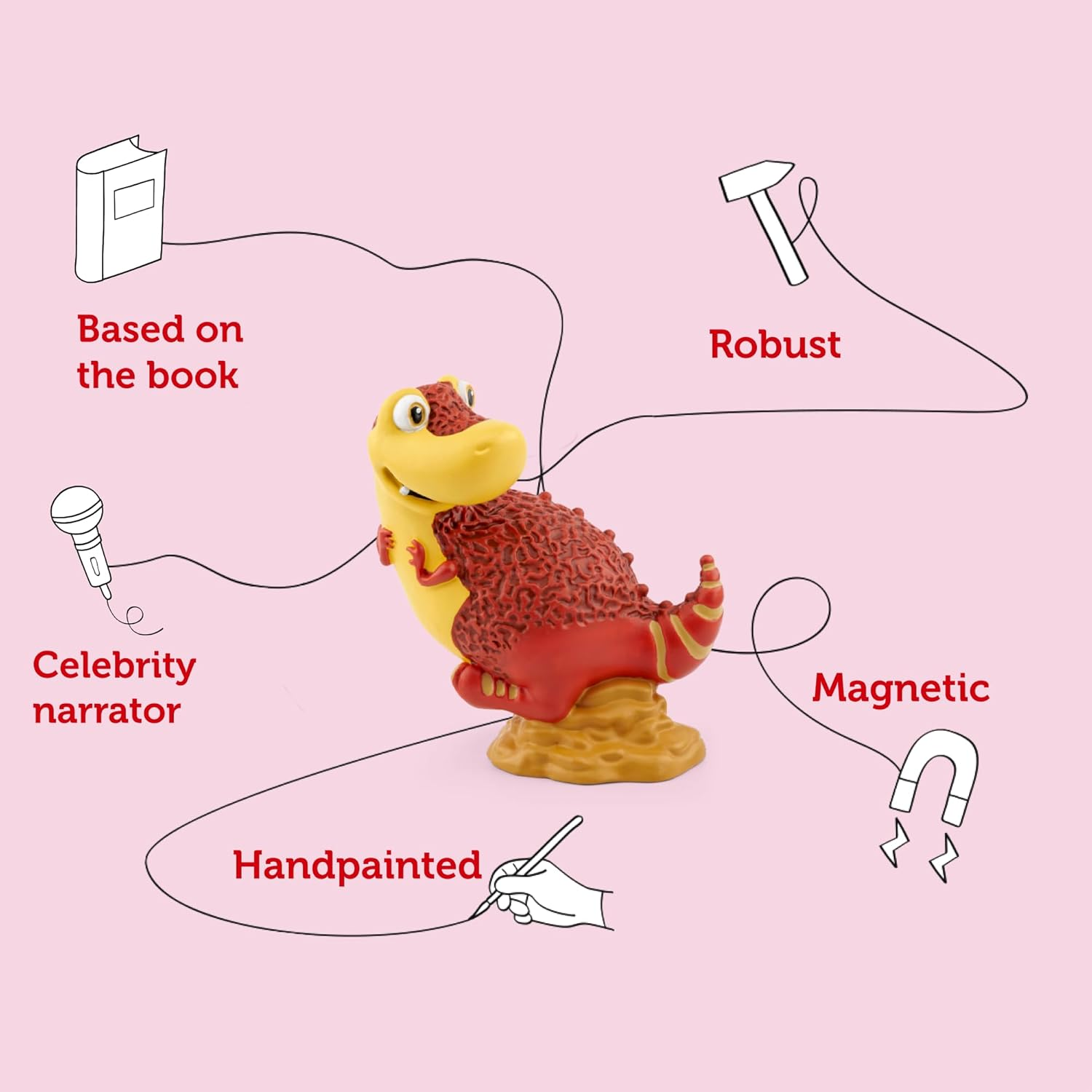 Tonies the Dinosaur That Pooped Collection, for Use with Toniebox, Narrated by Mcfly, Ages 3+ image number 2