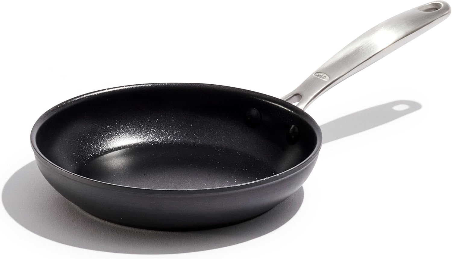 OXO Good Grips Pro Hard Anodized Pfas-Free Nonstick 30Cm Frying Pan Skillet, Dishwasher Safe, Oven Safe, Stainless Steel Handle, Black image number 2