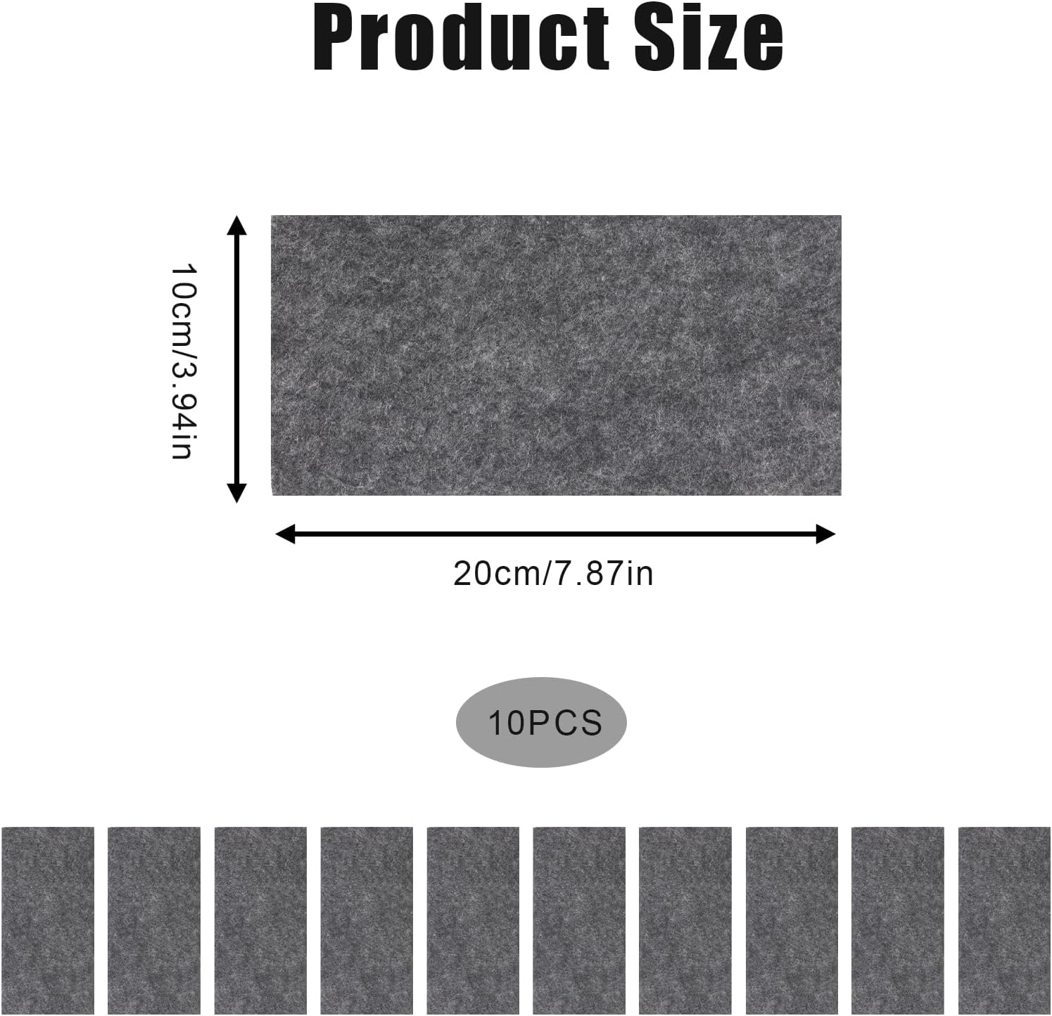 10Pcs Nano Cloth,20X10Cm Gray Automotive Scratch Remover Multifunction Cleaning Cloth for Erase Car Scratch Cloth for Repair of Minor Scratches Surface Polishing image number 1