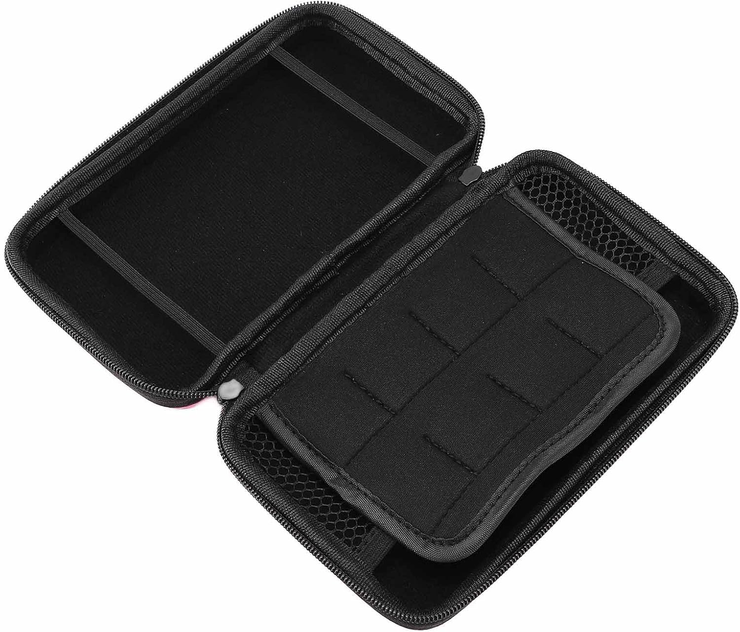 Carrying Case for New 3DS, 3DS XL, 2DS XL Console & Accessories, Protective Hard Shell Travel Case, with Game Slot and Inner Pocket (Pink) image number 5