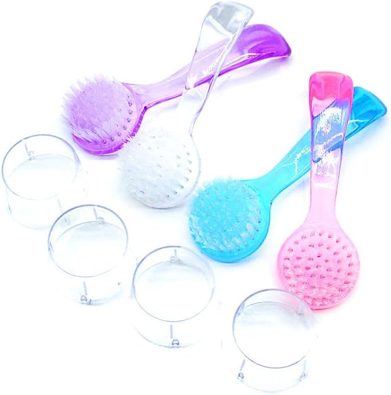 FUNNTY 8 PCS (Multicolor) Nail Polish Dust Removal Brush Soft Nail Polish Dust Removal Brush Nail Art Tool Existed for Nail Artists and Beginners image number 1