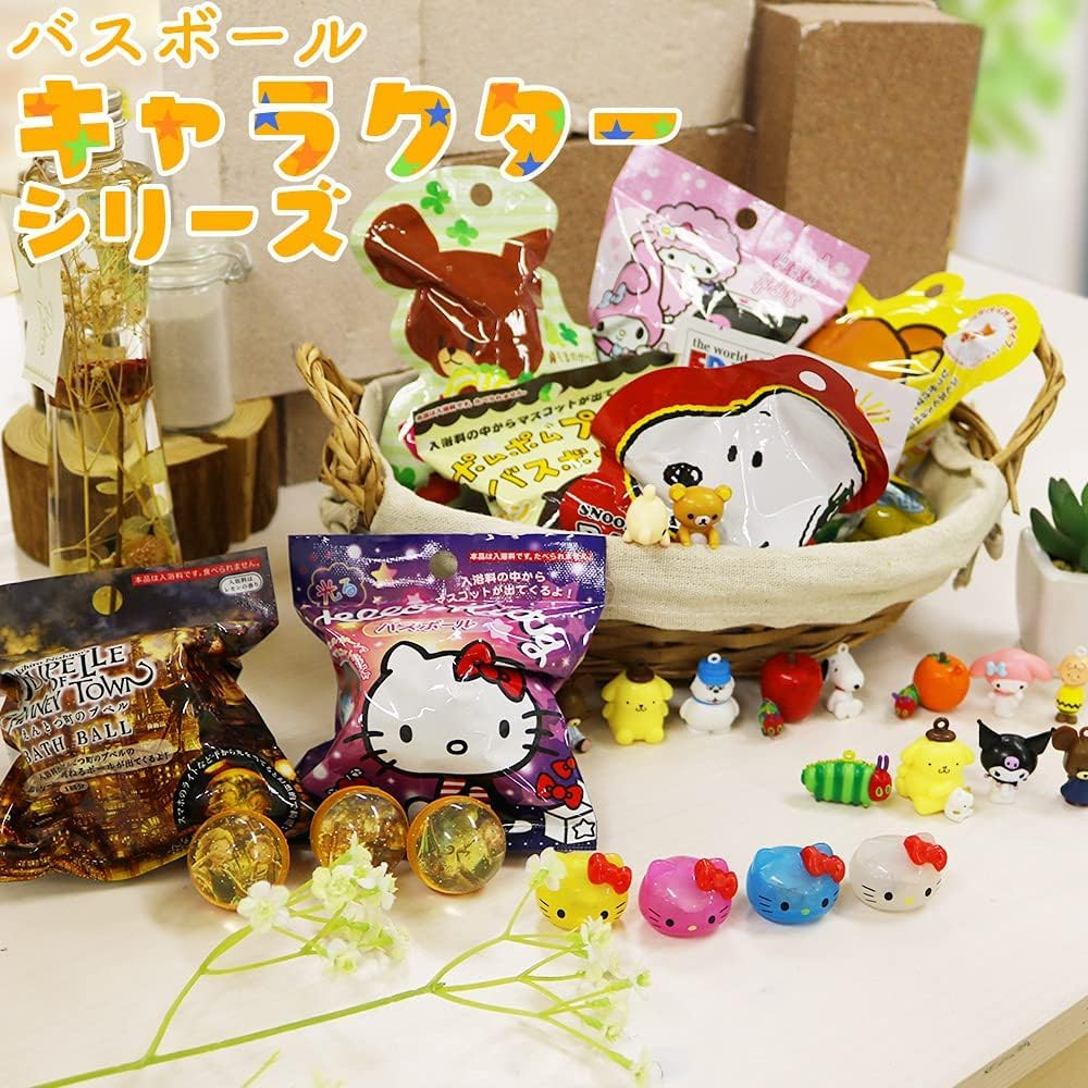 Santan Glowing Sanrio Hello Kitty Bath Ball 1 Piece Character Bath Salts for Kids Boys Girls Toys Sanrio image number 3