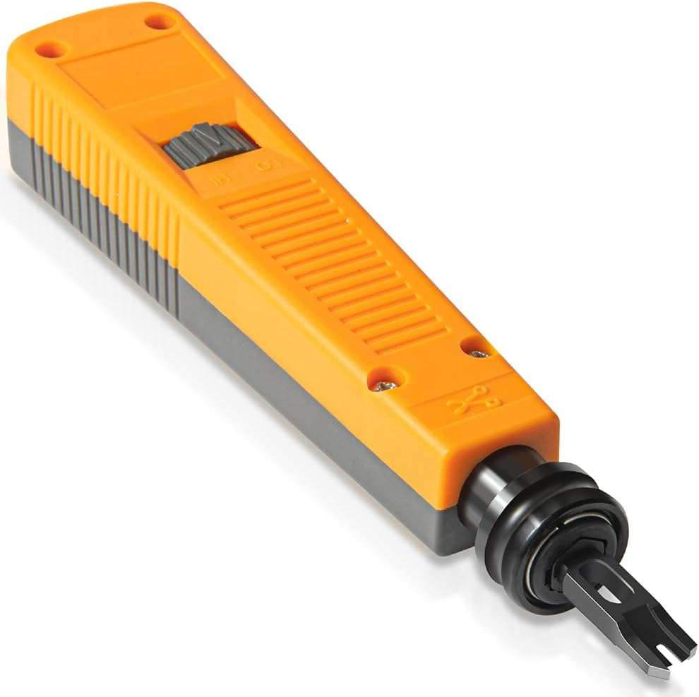 110 Punch down Tool, Smooth-Cutting, Durable, Easy-To-Use Klein Punch down Tool, Ethernet Tool for Cat5/Cat6/Rj45 and Other Terminations, Engineers Trust It, DIY Enthusiasts Rely on It image number 6