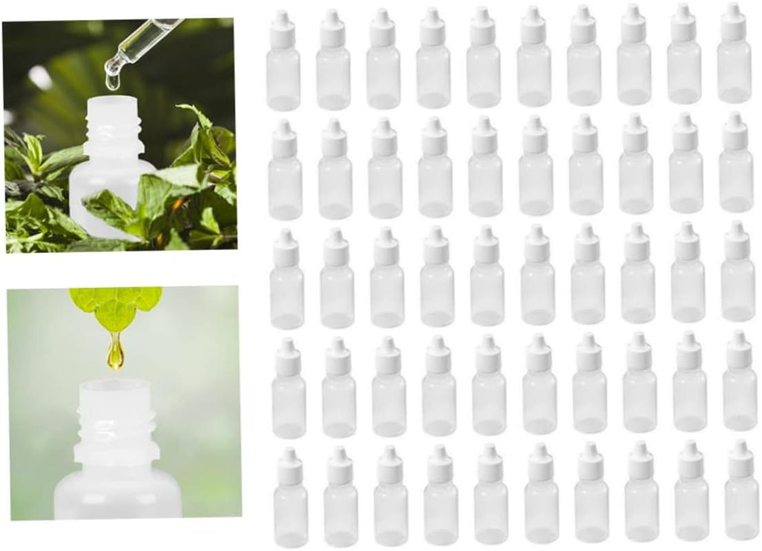 Squeezable Dropper Bottle 20Ml Plastic Empty Liquid Dropper Essential Oil Container 50PCS Empty Liquid