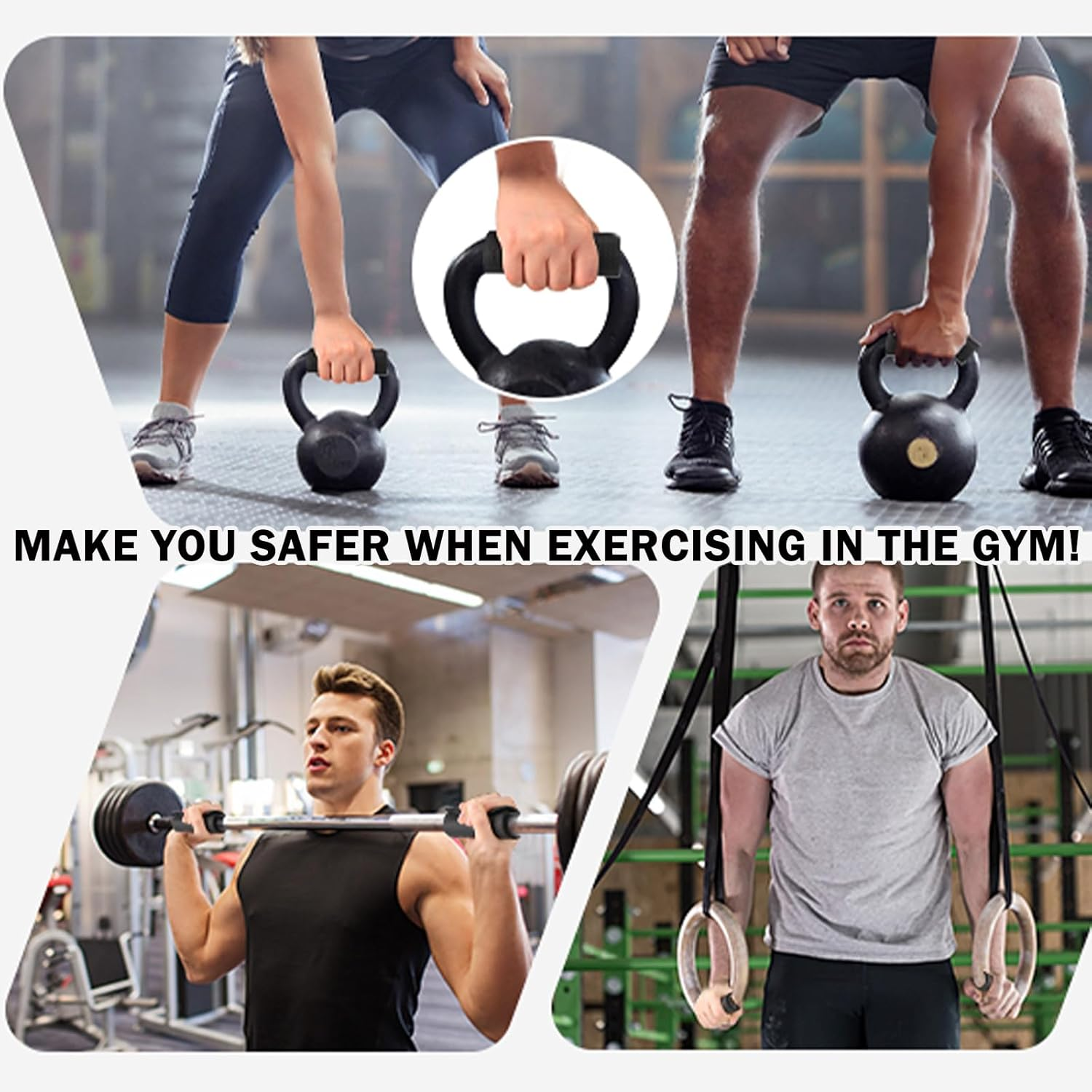 CHEUNGHAO 14Pcs Gym Grip Pads for Weight Lifting - Comfort Workout Grips for Men and Women, Pull up and Training Hand Grips, Durable, Non-Slip, No Sweat